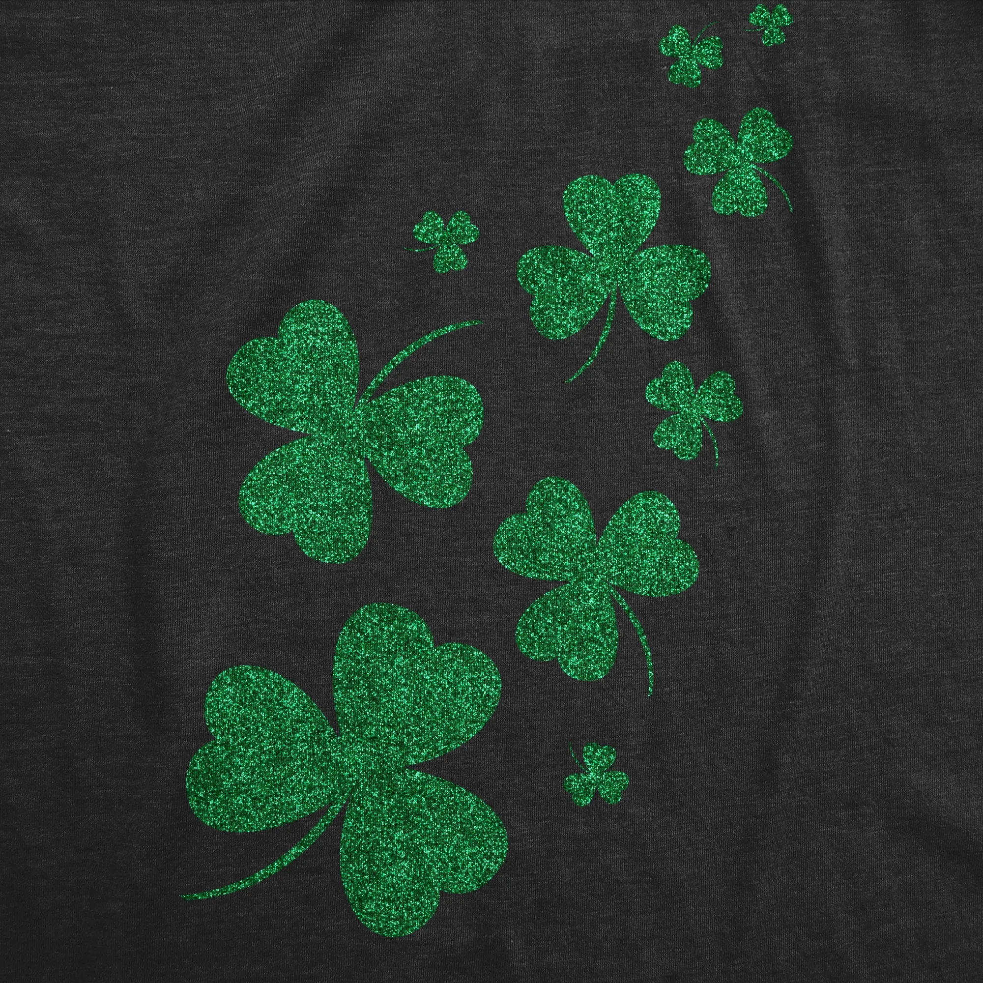 Glitter Shamrocks Women's T Shirt sold by Crazy Dog T-Shirts product image thumbnail 2