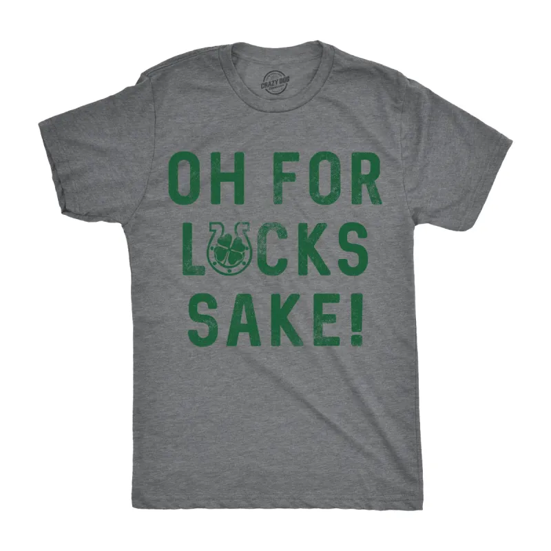For Lucks Sake Men's T Shirt sold by Crazy Dog T-Shirts