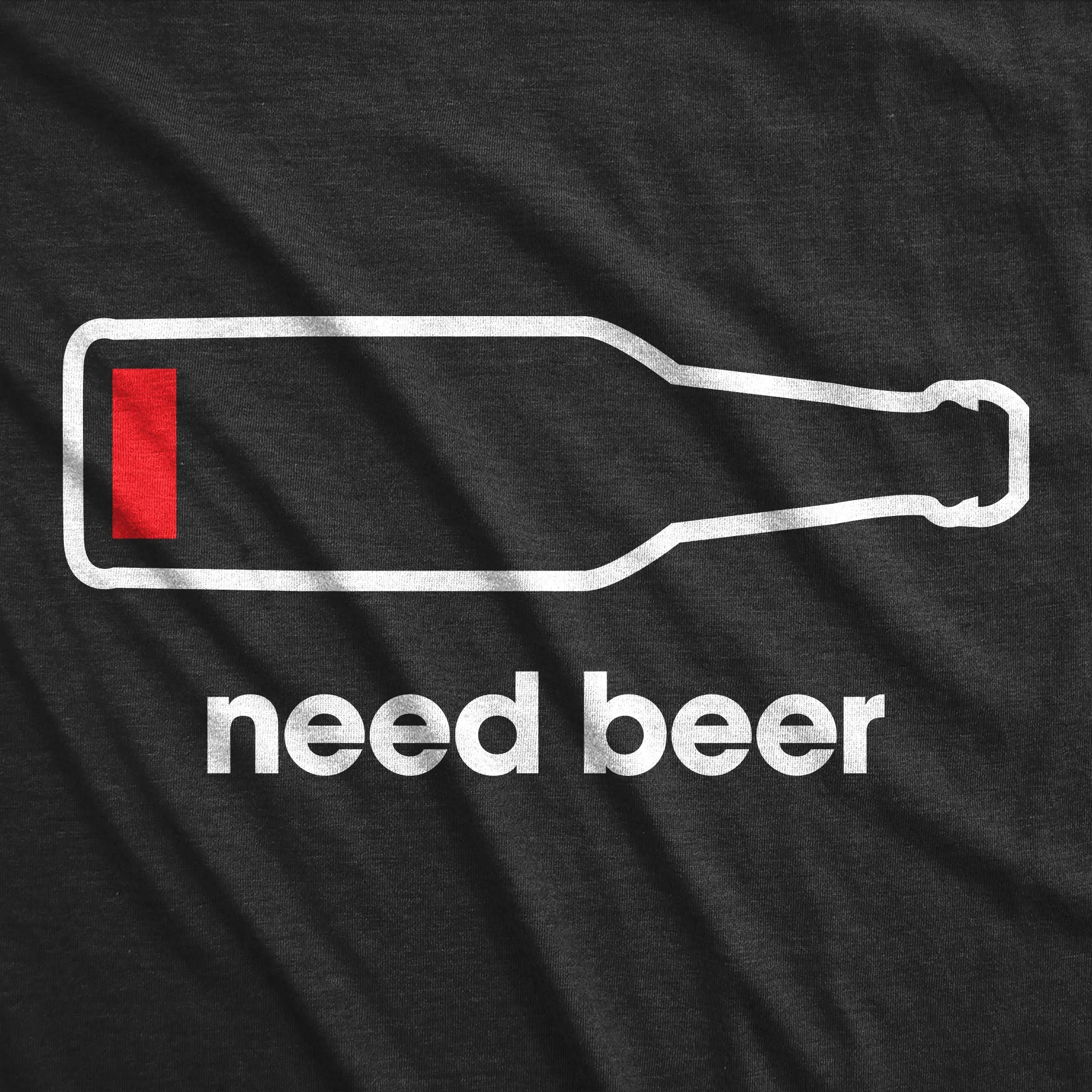 Need Beer Men's T Shirt sold by Crazy Dog T-Shirts product image thumbnail 2