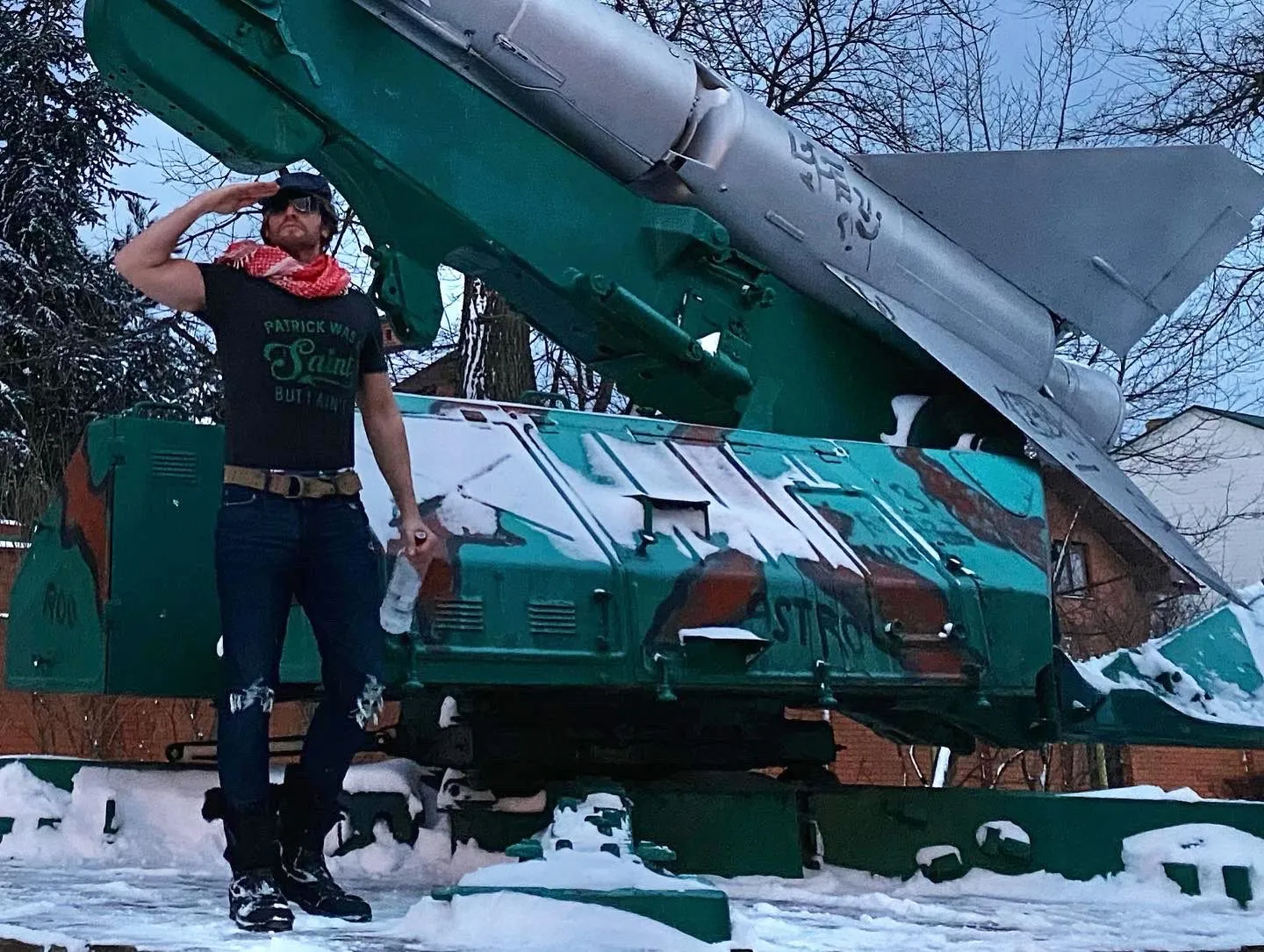 Patrick Was A Saint But I Ain't Men's T Shirt sold by Crazy Dog T-Shirts product image thumbnail 4