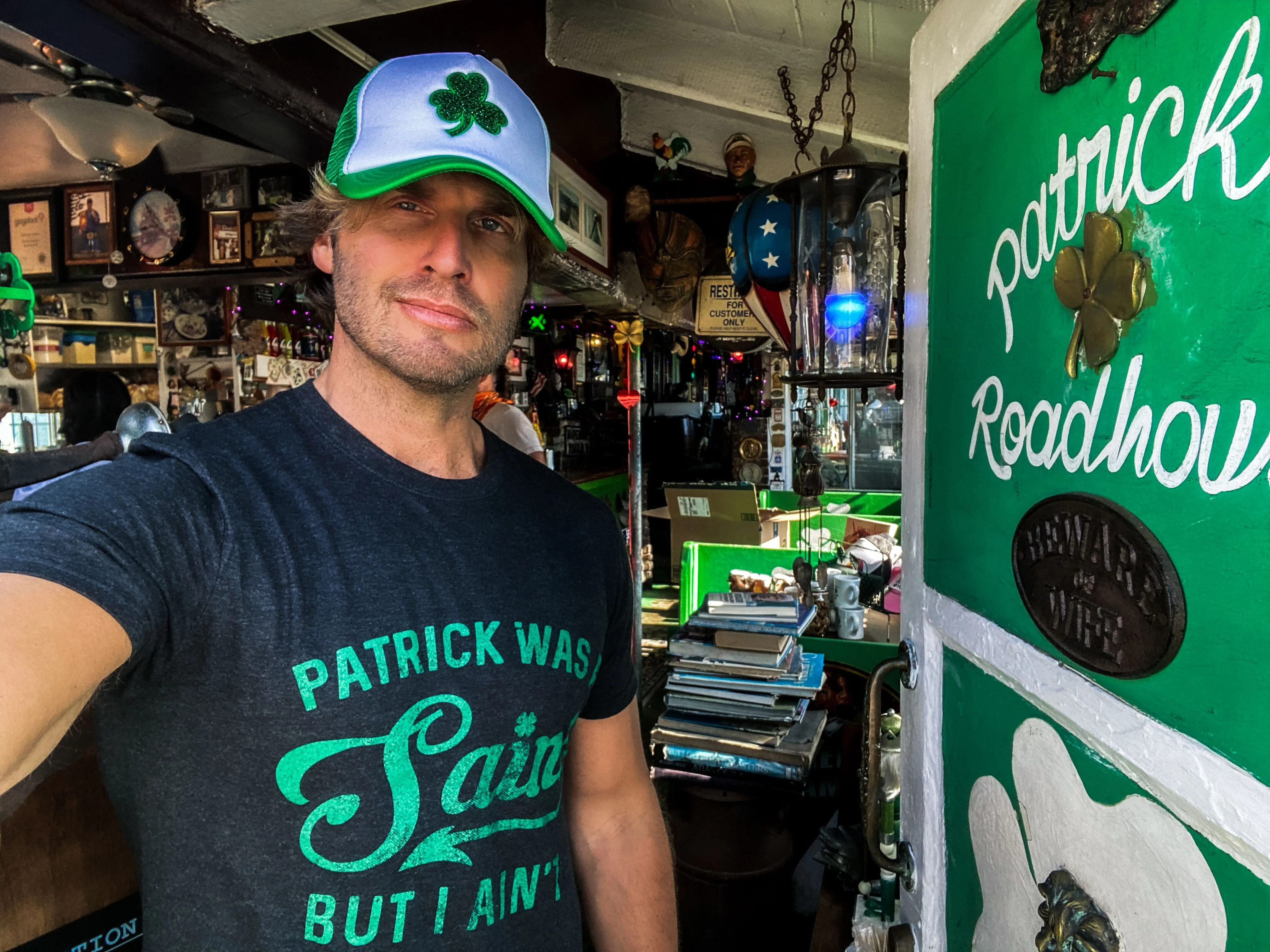 Patrick Was A Saint But I Ain't Men's T Shirt sold by Crazy Dog T-Shirts product image thumbnail 3