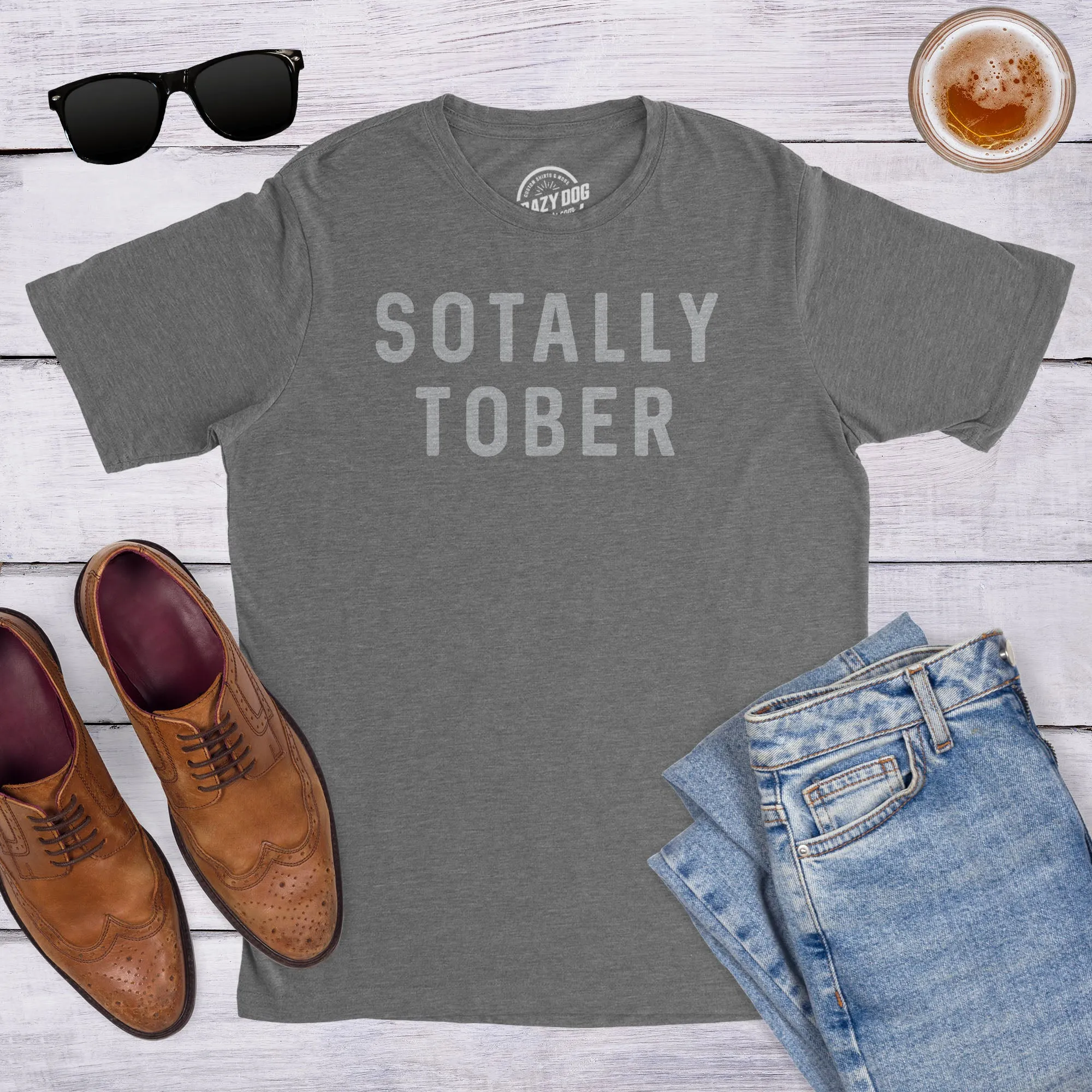 Sotally Tober Men's T Shirt sold by Crazy Dog T-Shirts product image thumbnail 3