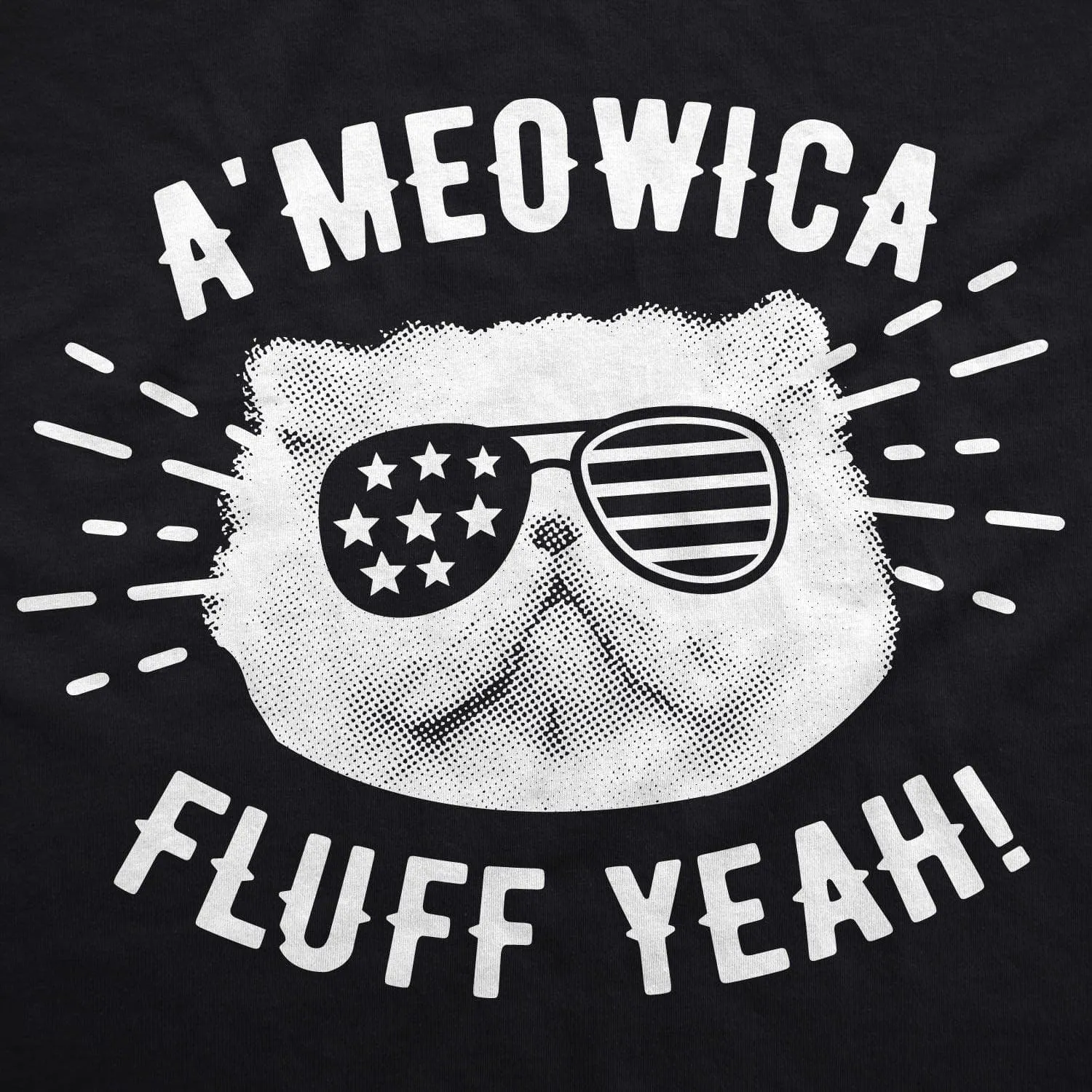 Ameowica Fluff Yeah Men's T Shirt sold by Crazy Dog T-Shirts product image thumbnail 2