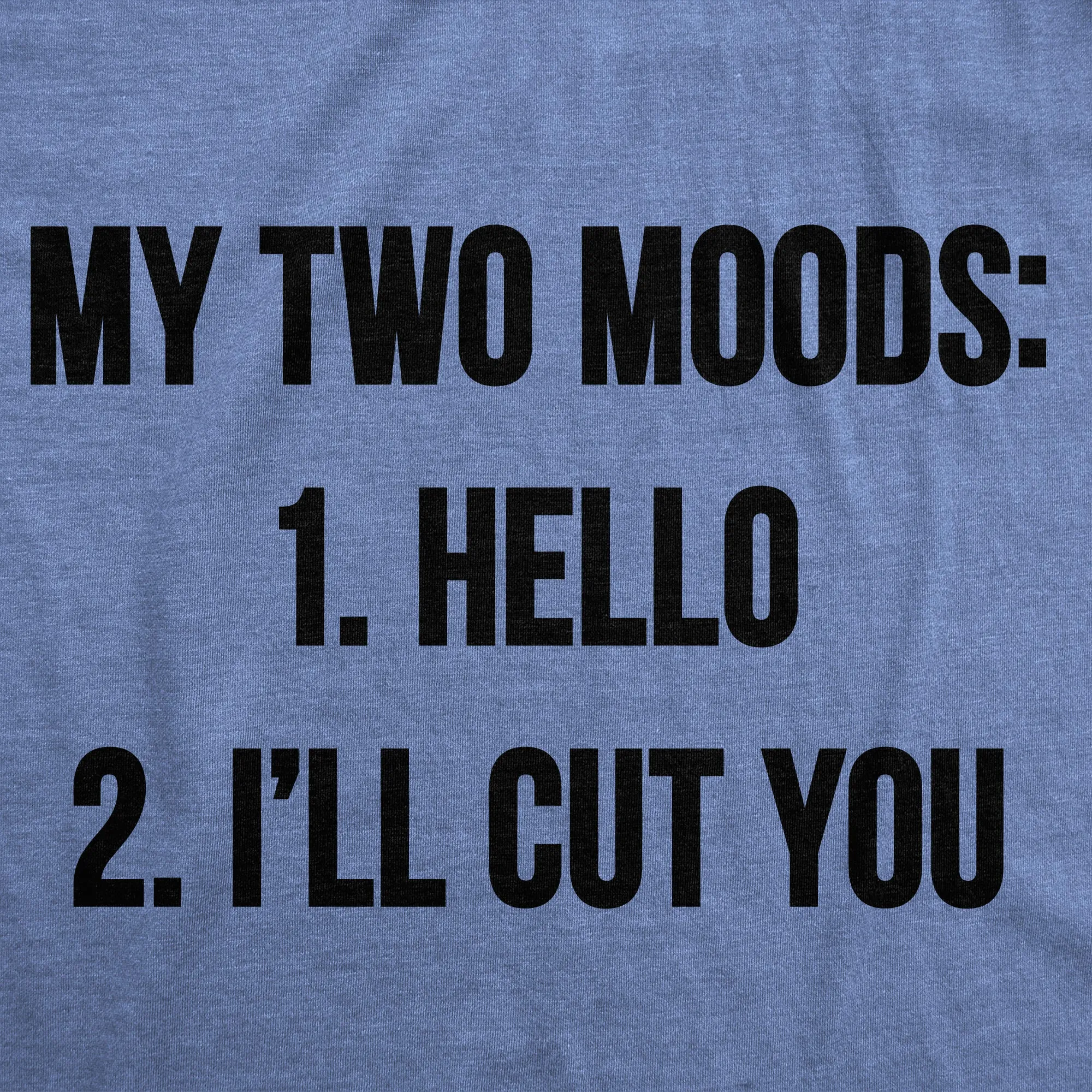 My Two Moods Men's T Shirt sold by Crazy Dog T-Shirts product image thumbnail 4