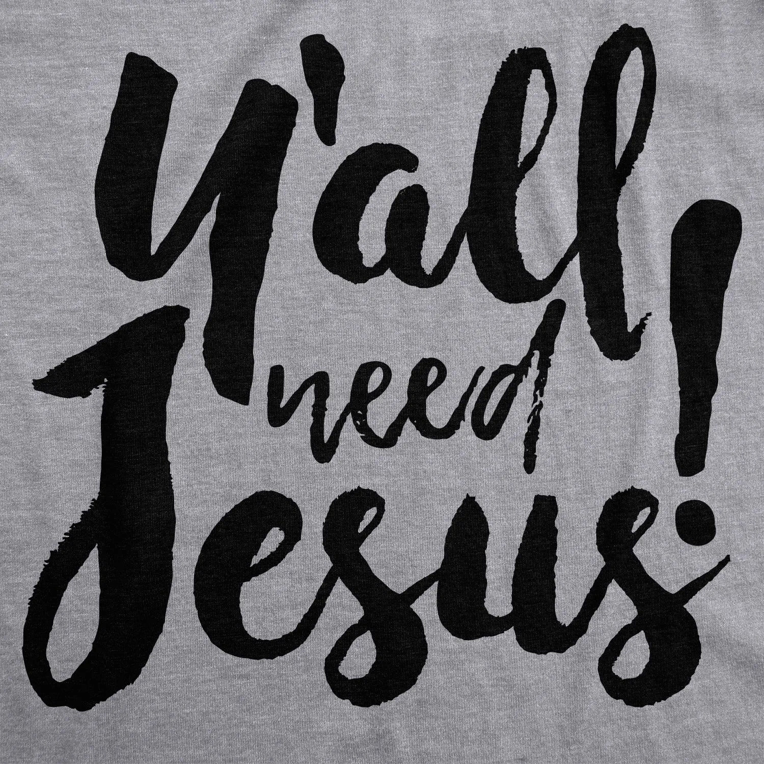 Y'all Need Jesus Men's T Shirt sold by Crazy Dog T-Shirts product image thumbnail 2