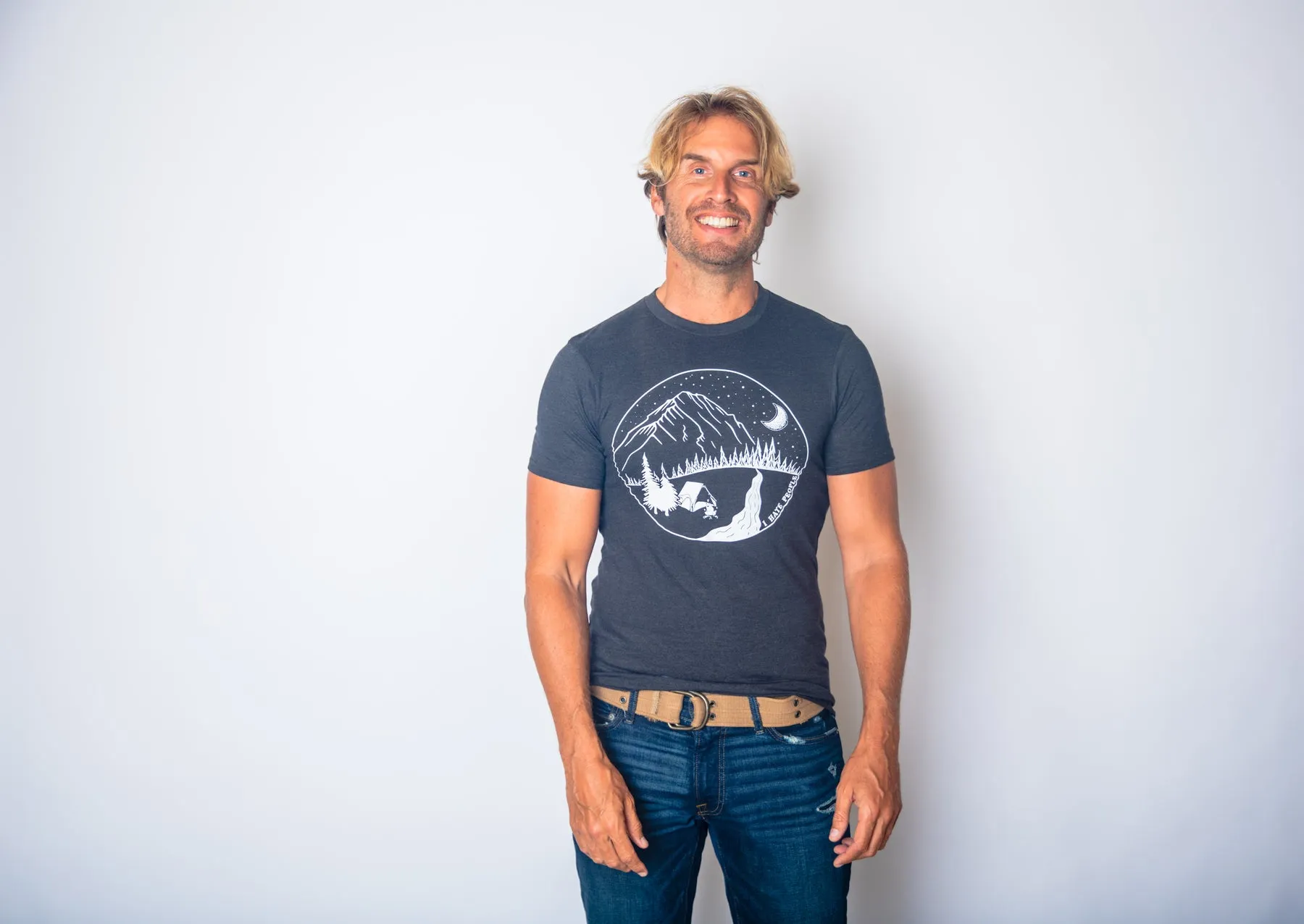 I Hate People Men's T Shirt sold by Crazy Dog T-Shirts product image thumbnail 2