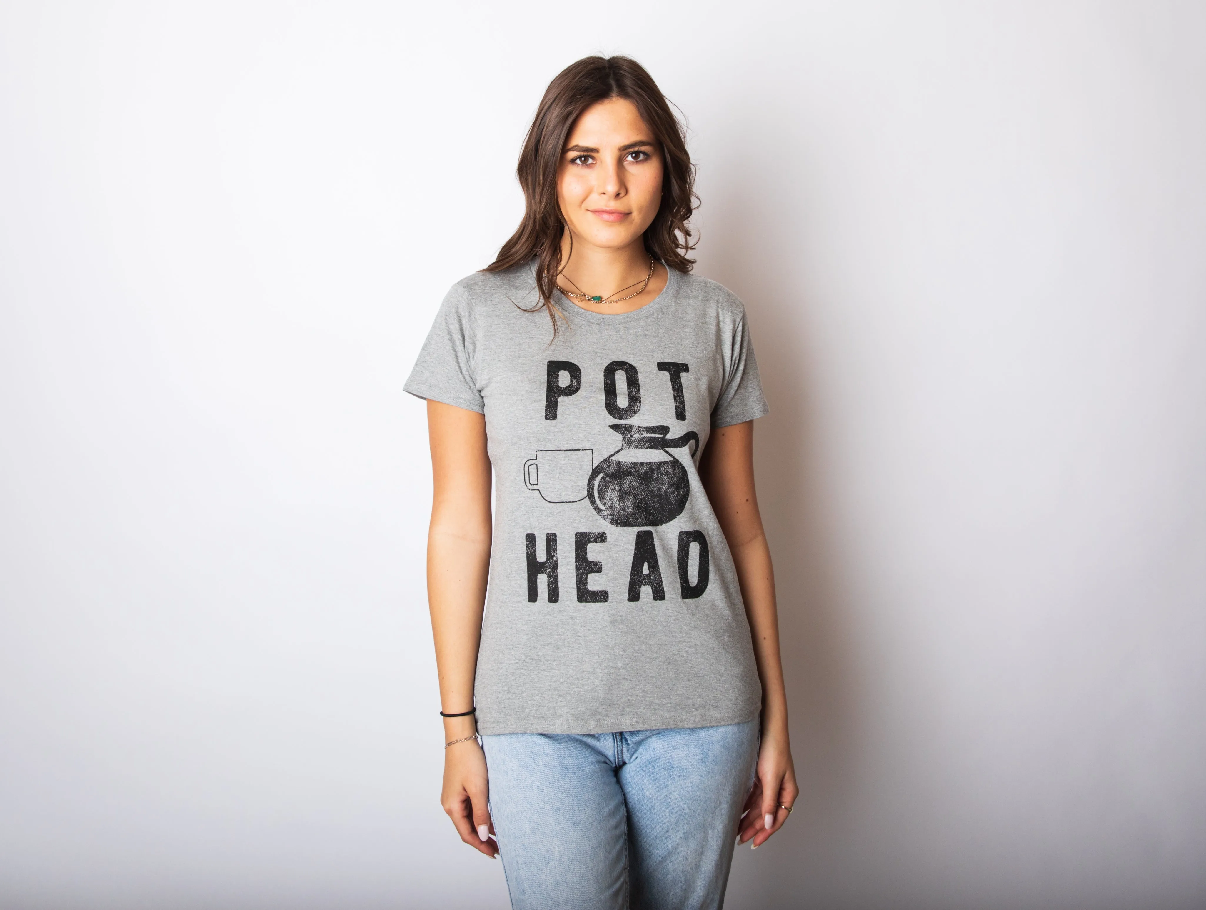 Pot Head Women's T Shirt sold by Crazy Dog T-Shirts product image thumbnail 5