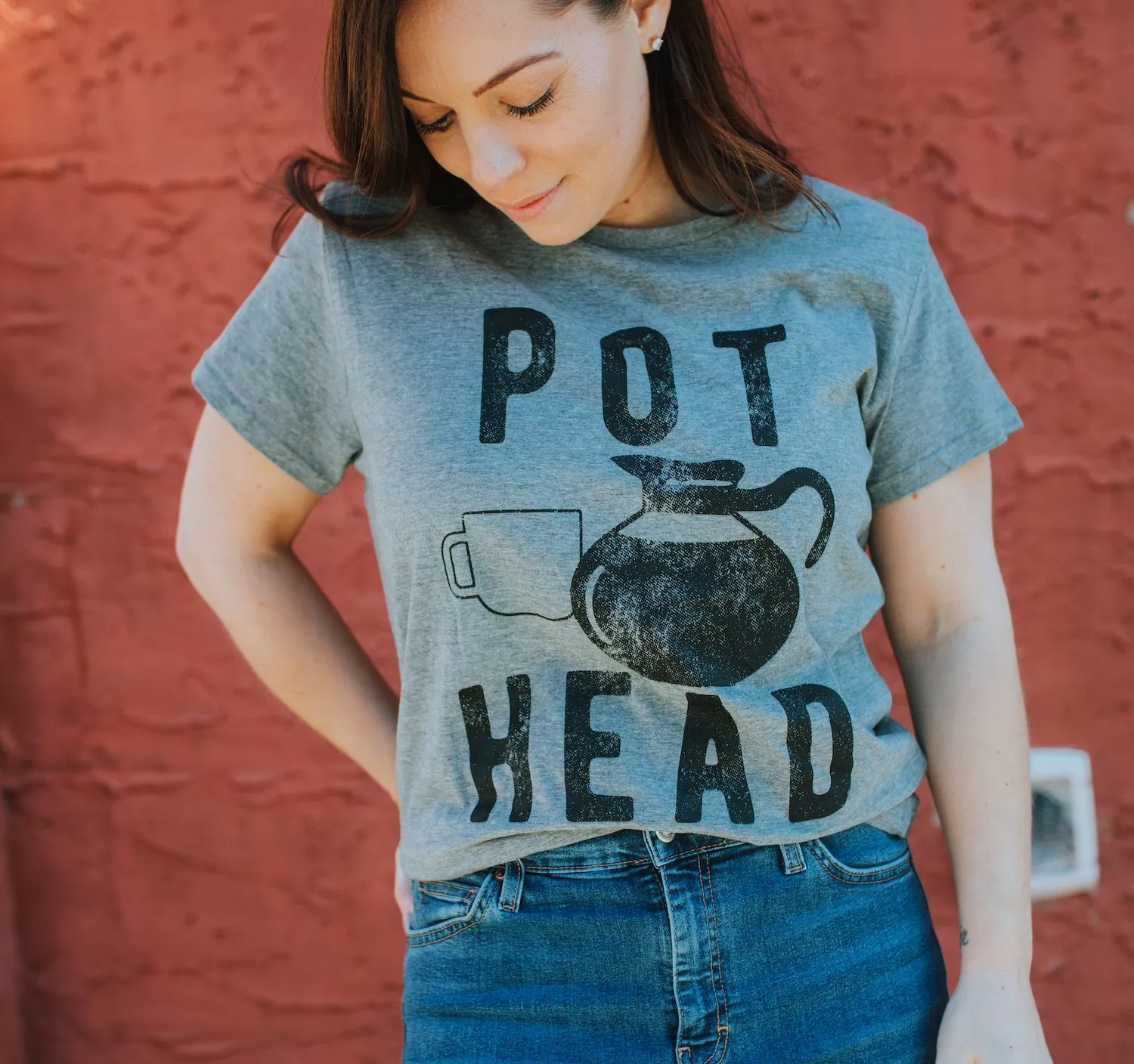 Pot Head Women's T Shirt sold by Crazy Dog T-Shirts product image thumbnail 3