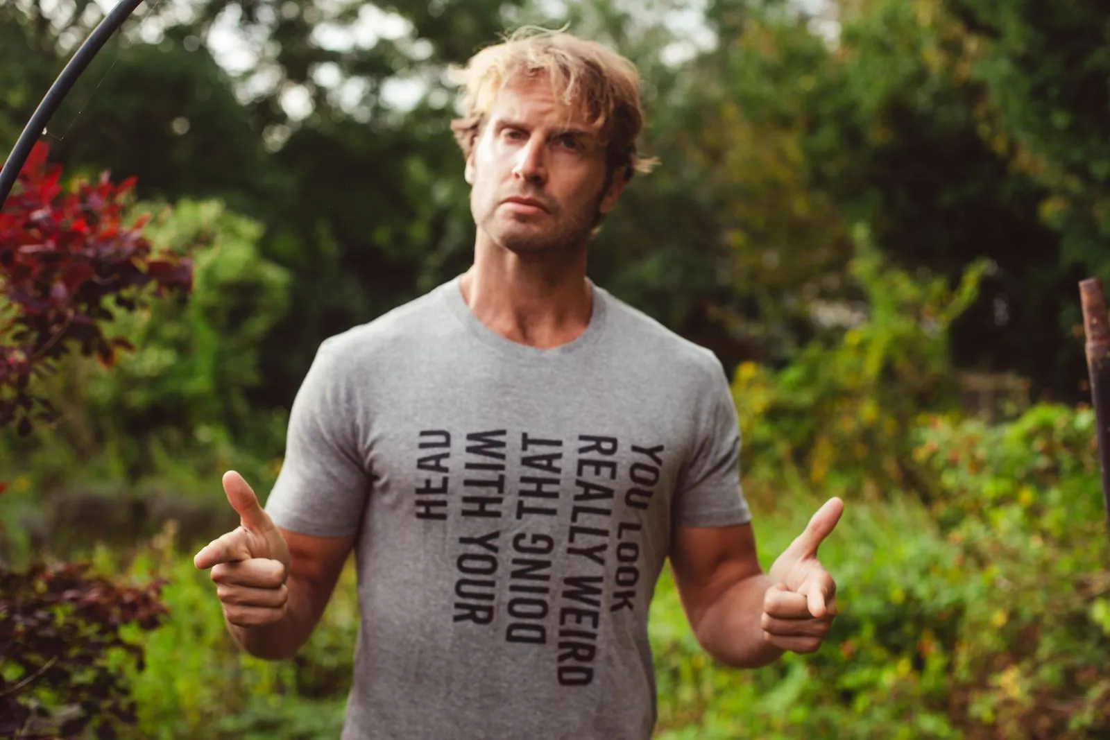 You Look Really Weird Doing That With Your Head Men's T Shirt sold by Crazy Dog T-Shirts product image thumbnail 3