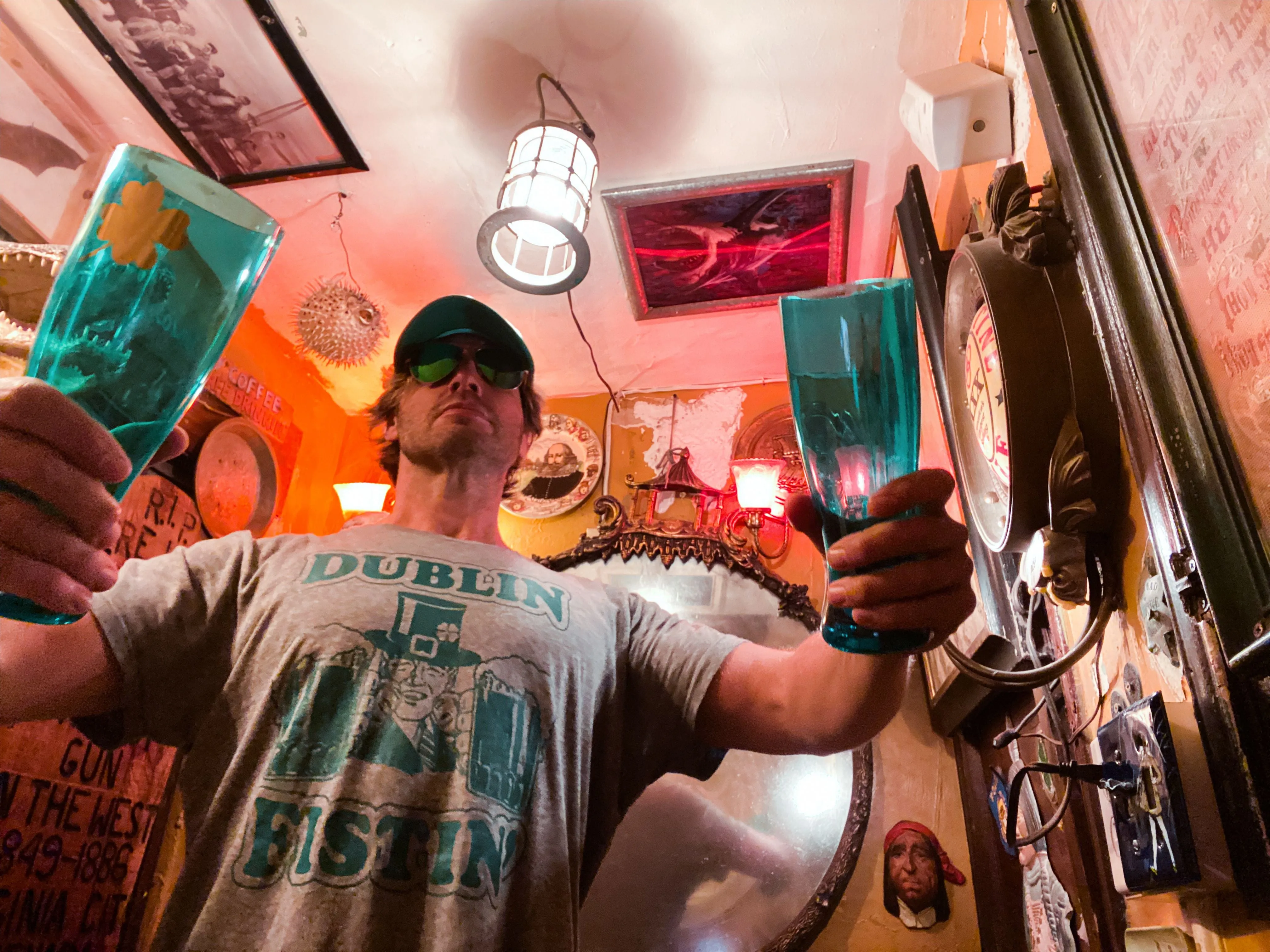 Dublin Fistin' Men's T Shirt sold by Crazy Dog T-Shirts product image thumbnail 3