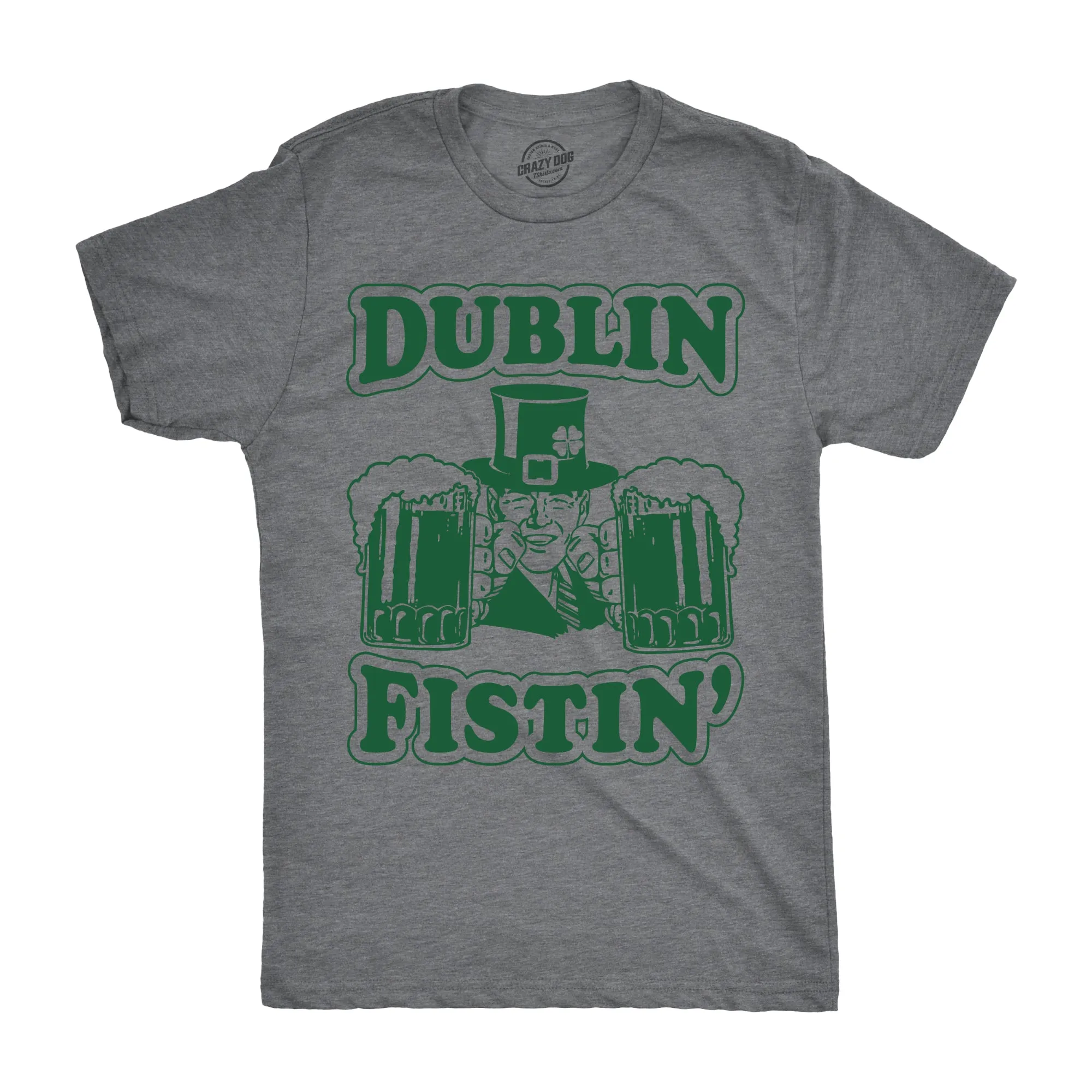Dublin Fistin' Men's T Shirt sold by Crazy Dog T-Shirts