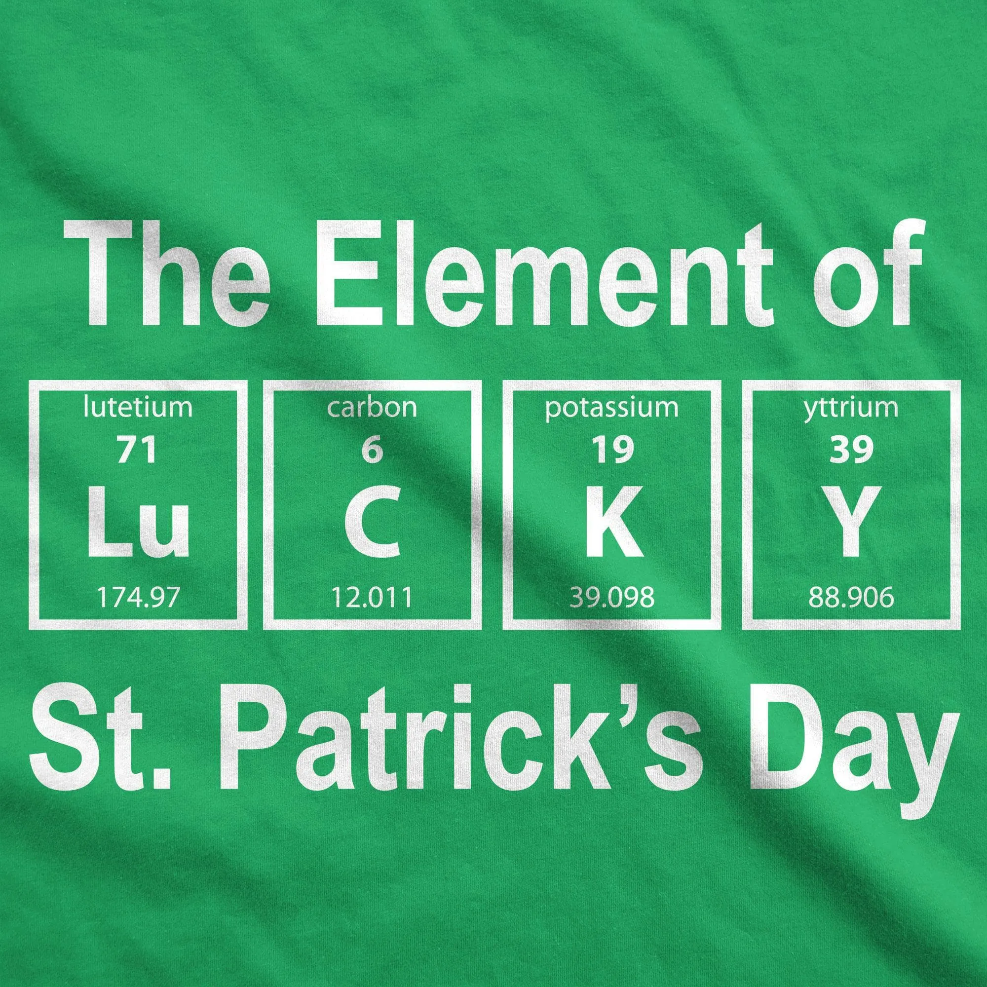 The Element Of St. Patrick's Day Men's T Shirt sold by Crazy Dog T-Shirts product image thumbnail 2
