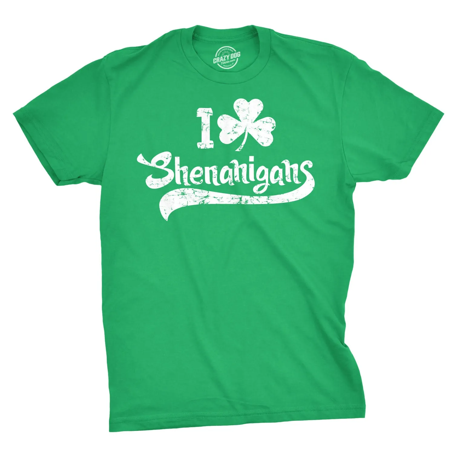 I Clover Shenanigans Men's T Shirt sold by Crazy Dog T-Shirts
