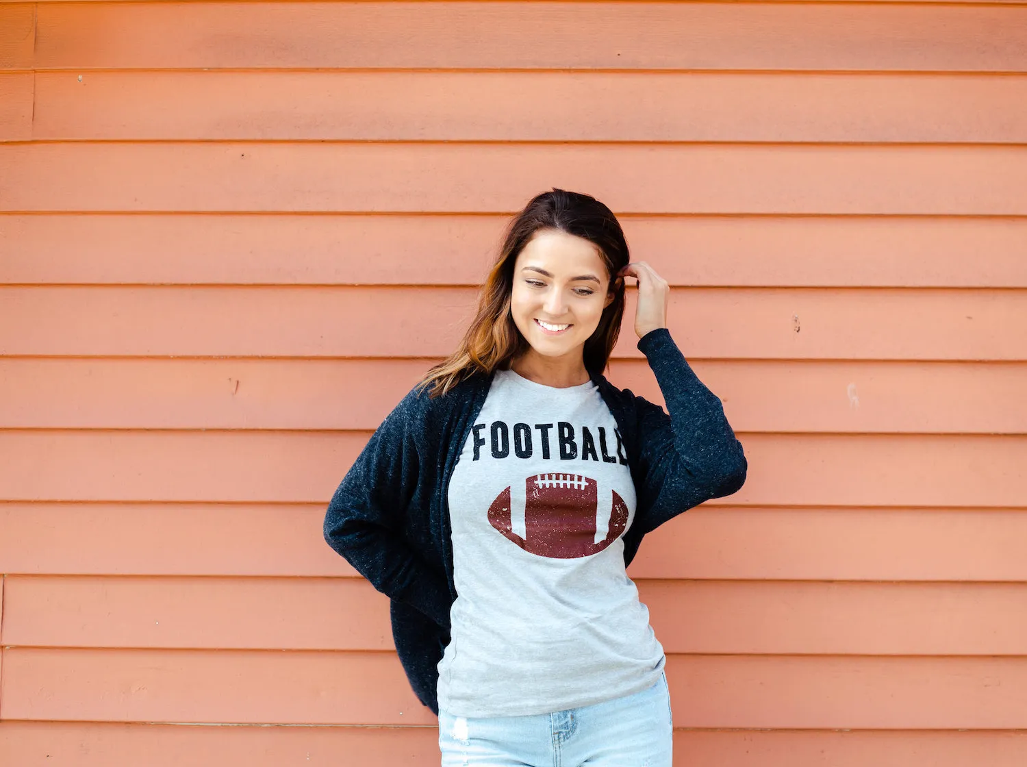 Vintage Football Women's T Shirt sold by Crazy Dog T-Shirts product image thumbnail 4