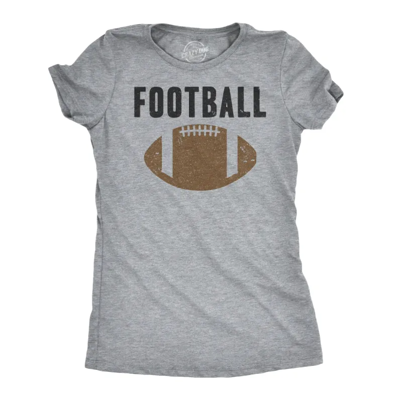 Vintage Football Women's T Shirt sold by Crazy Dog T-Shirts