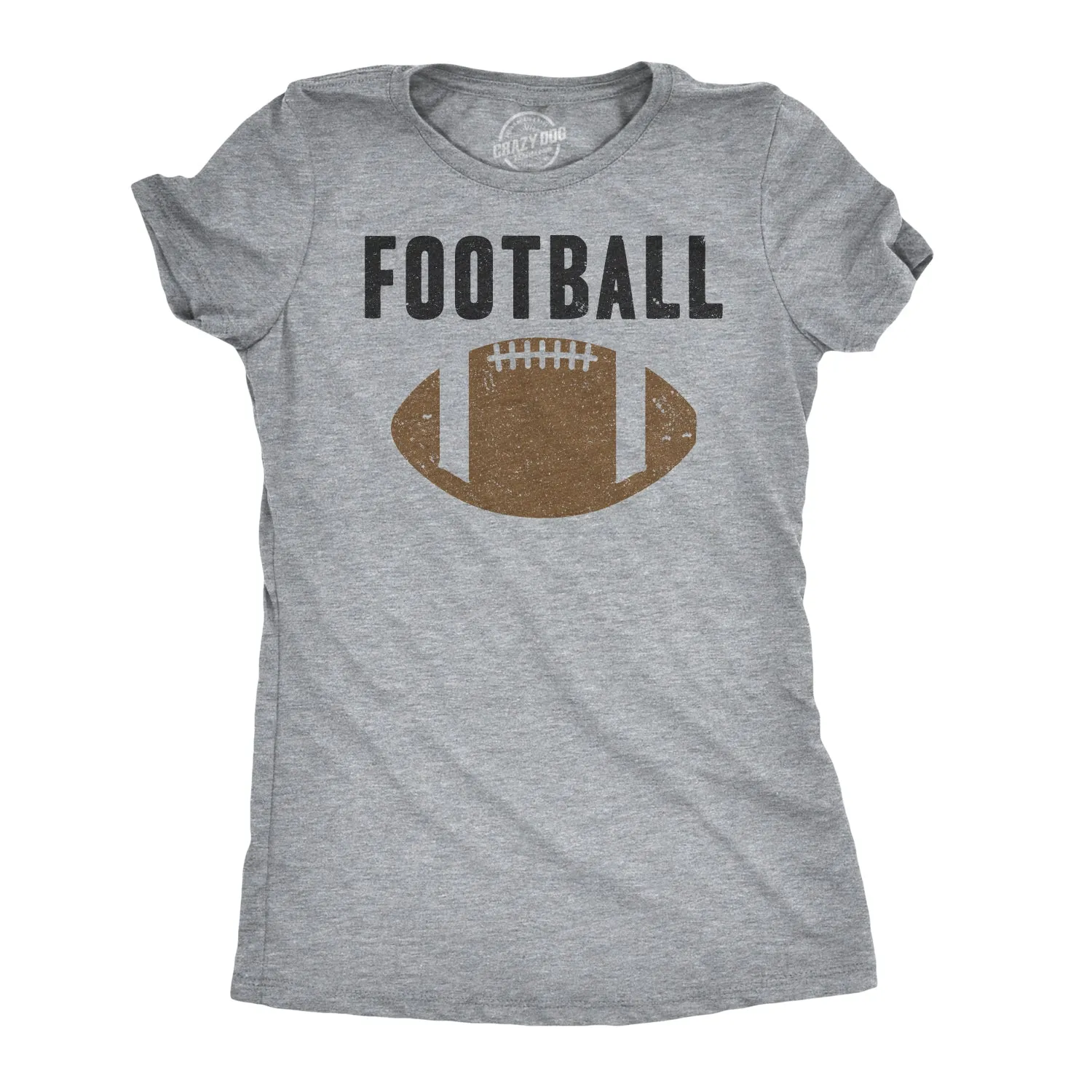 Vintage Football Women's T Shirt sold by Crazy Dog T-Shirts