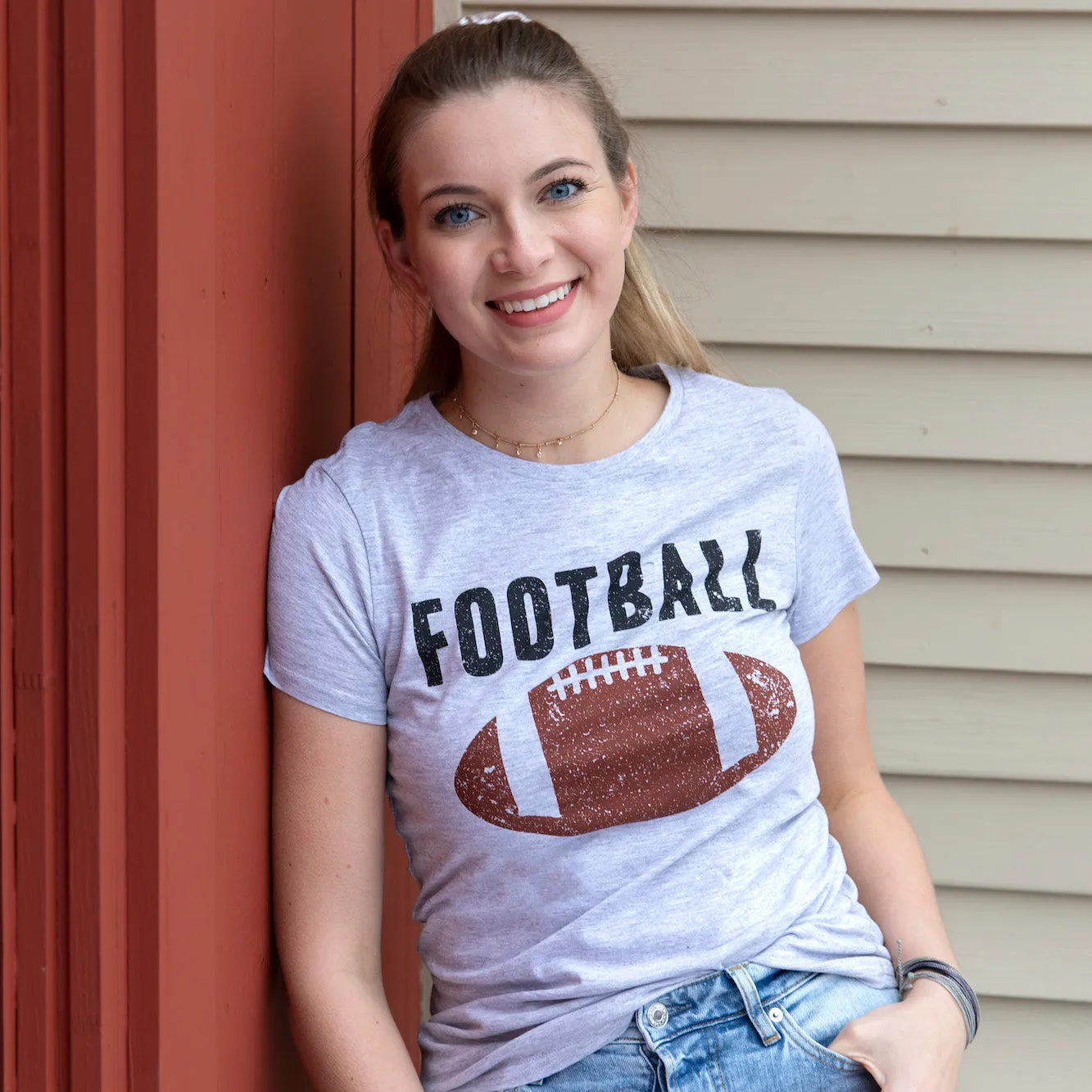 Vintage Football Women's T Shirt sold by Crazy Dog T-Shirts product image thumbnail 2