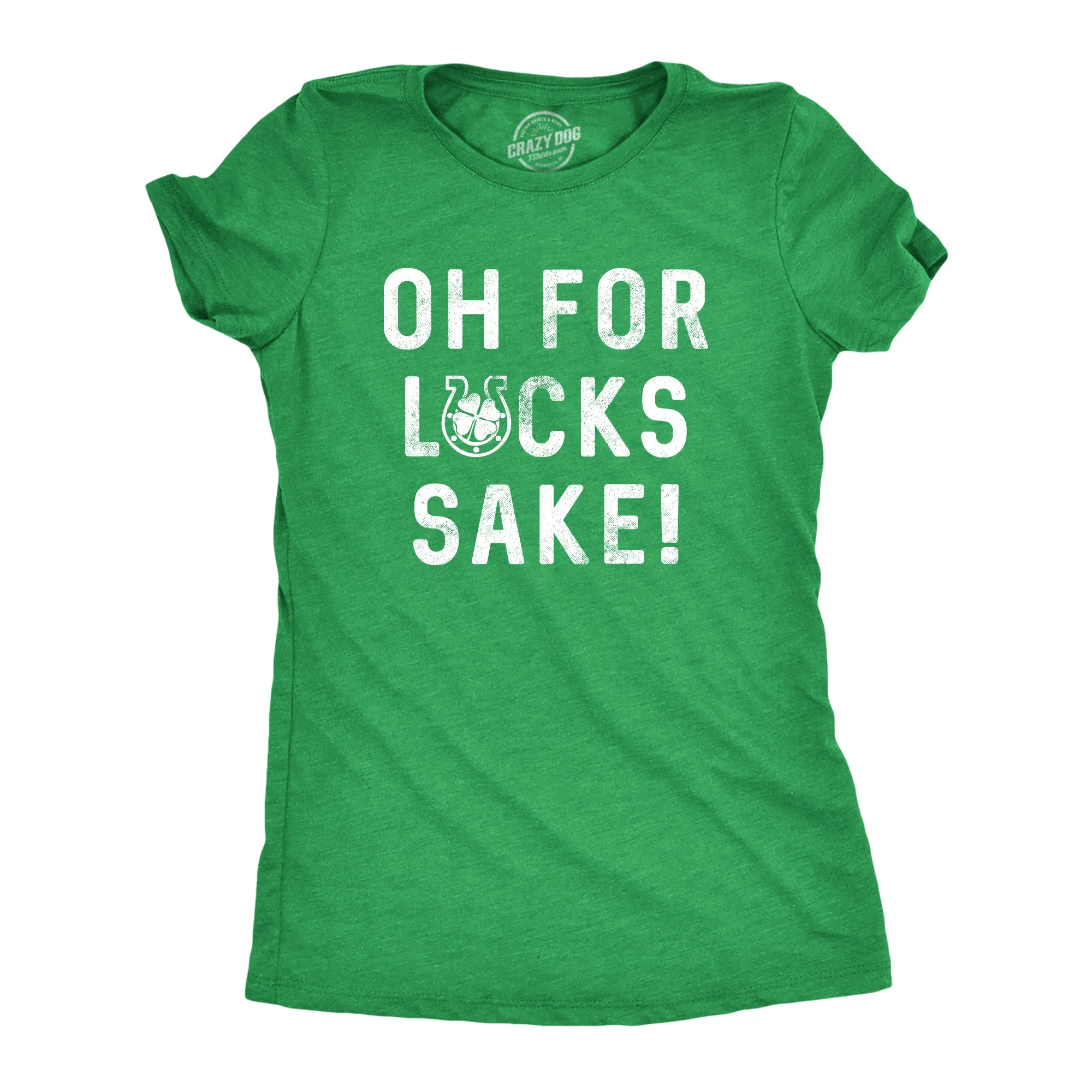 Oh For Lucks Sake Women's T Shirt sold by Crazy Dog T-Shirts product image thumbnail 4