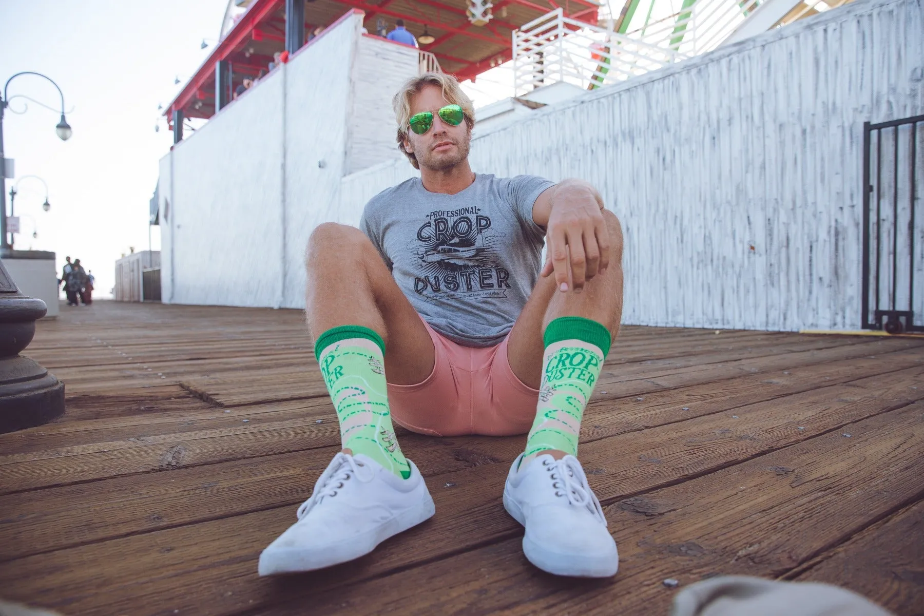 Professional Crop Duster Men's T Shirt sold by Crazy Dog T-Shirts product image thumbnail 3