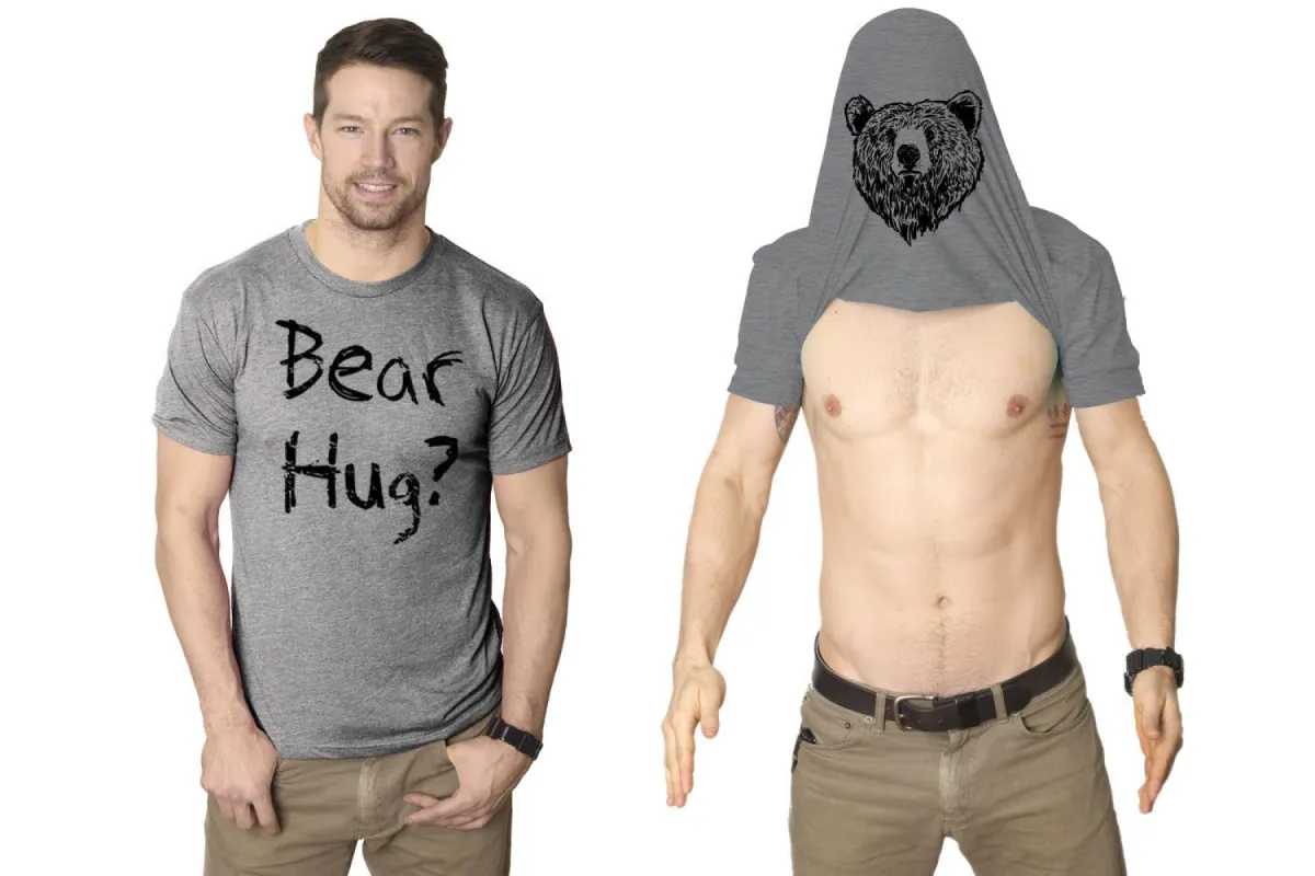 Bear Hug Men's T Shirt sold by Crazy Dog T-Shirts