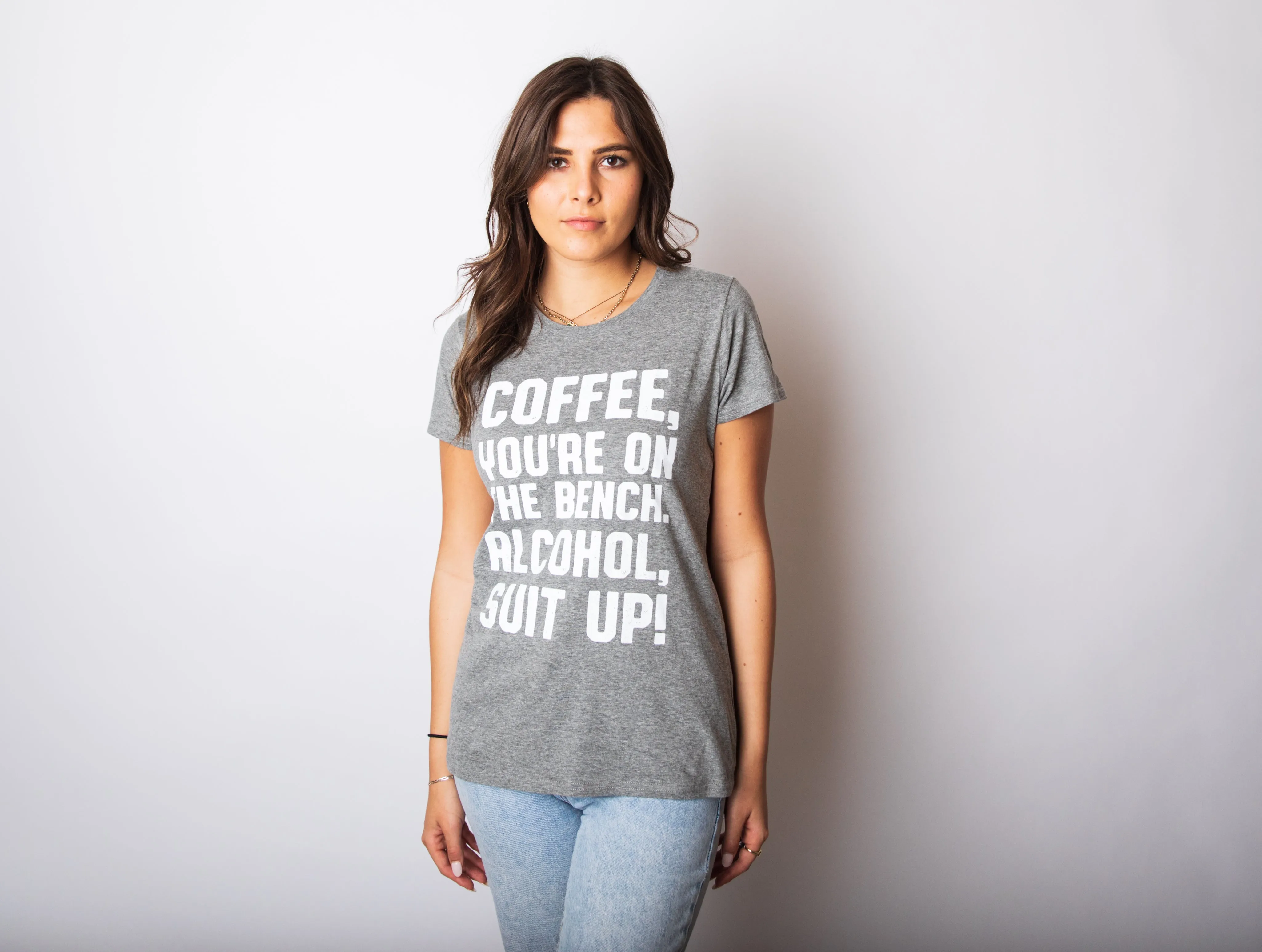 Coffee, You're On The Bench Women's T Shirt sold by Crazy Dog T-Shirts product image thumbnail 4