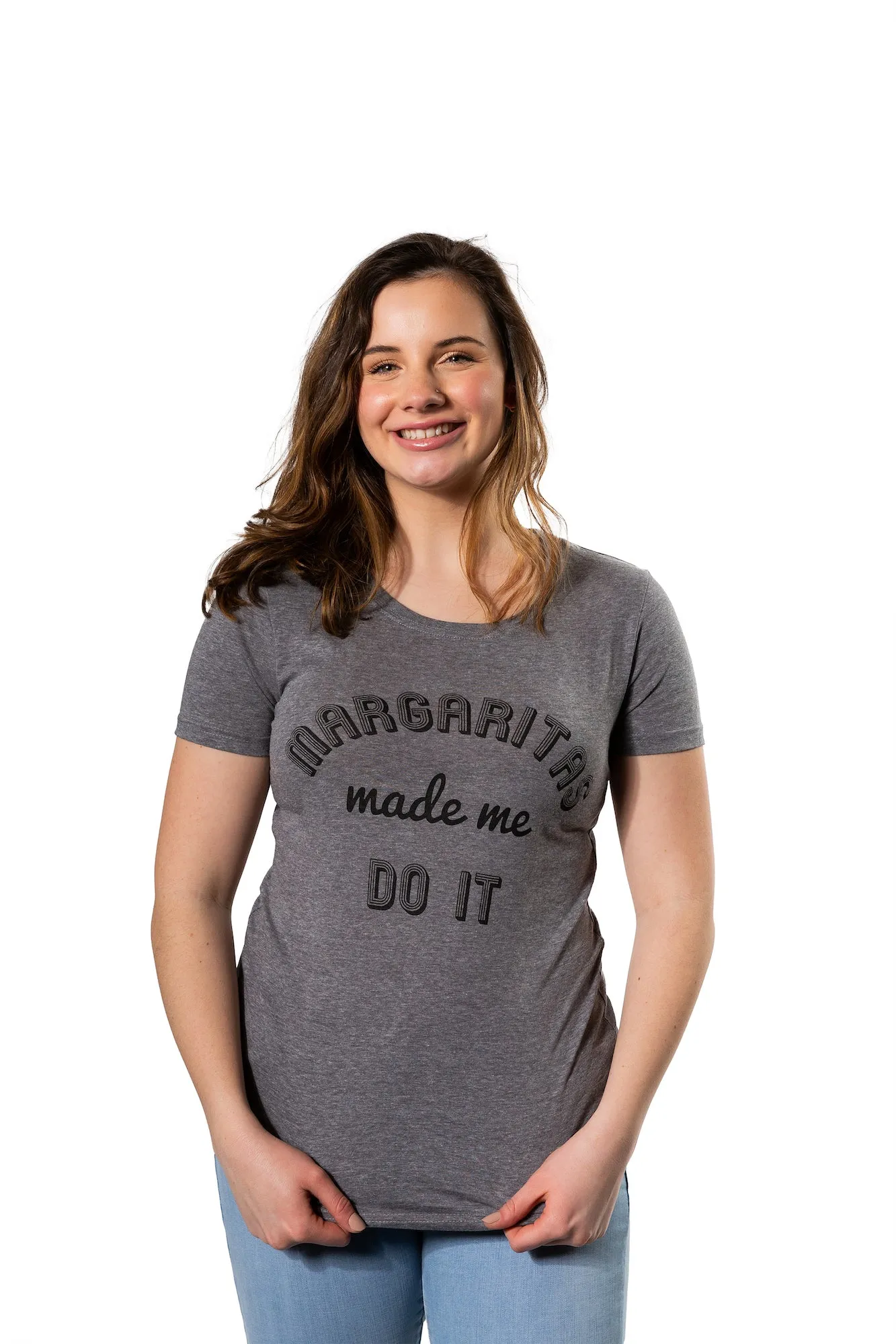 Margaritas Made Me Do It Women's T Shirt sold by Crazy Dog T-Shirts product image thumbnail 3