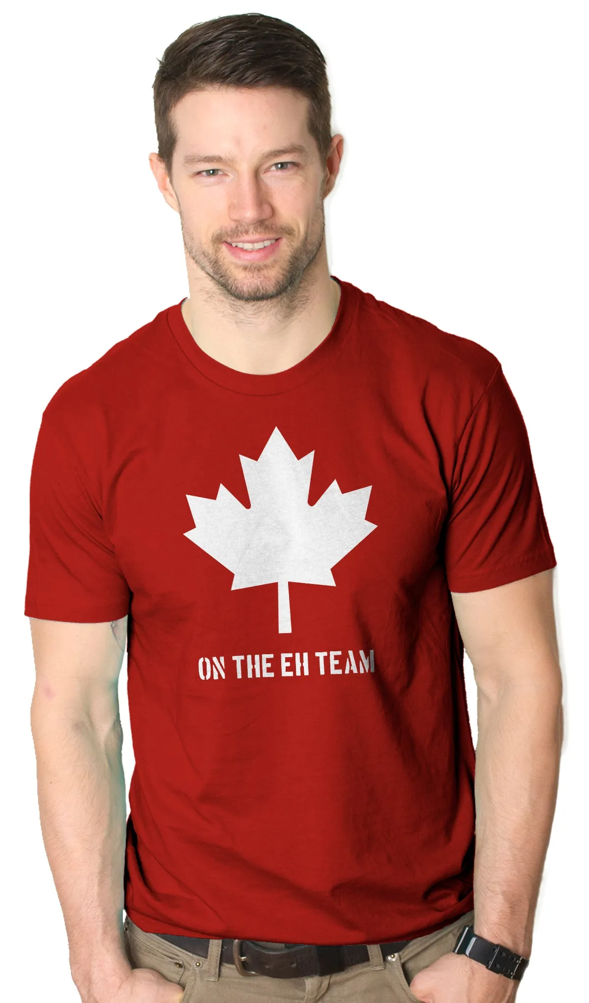 Canada Eh Team Men's T Shirt sold by Crazy Dog T-Shirts product image thumbnail 4