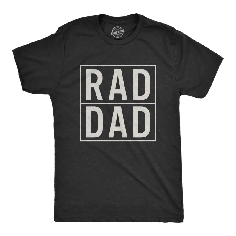 Rad Dad Men's T Shirt sold by Crazy Dog T-Shirts