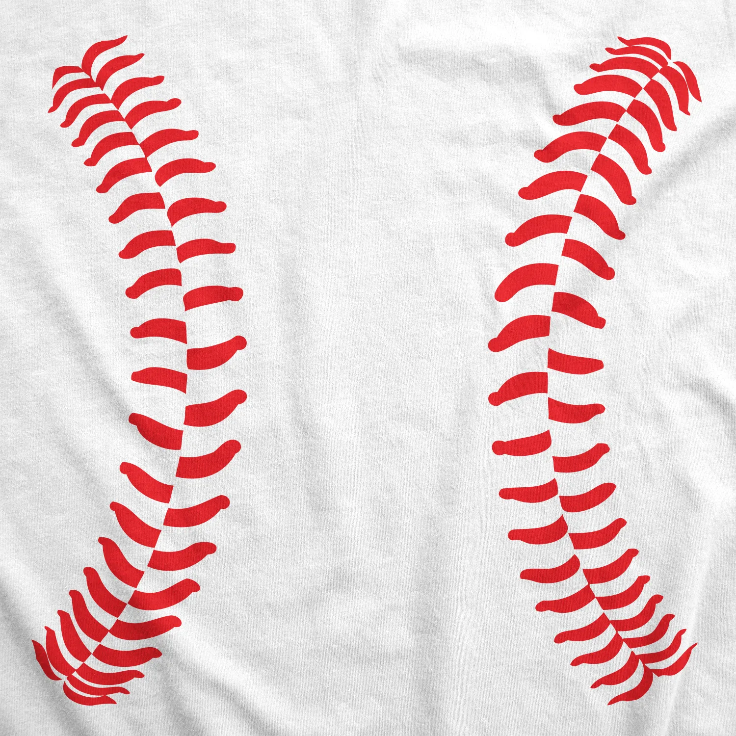 Baseball Laces Maternity T Shirt sold by Crazy Dog T-Shirts product image thumbnail 3