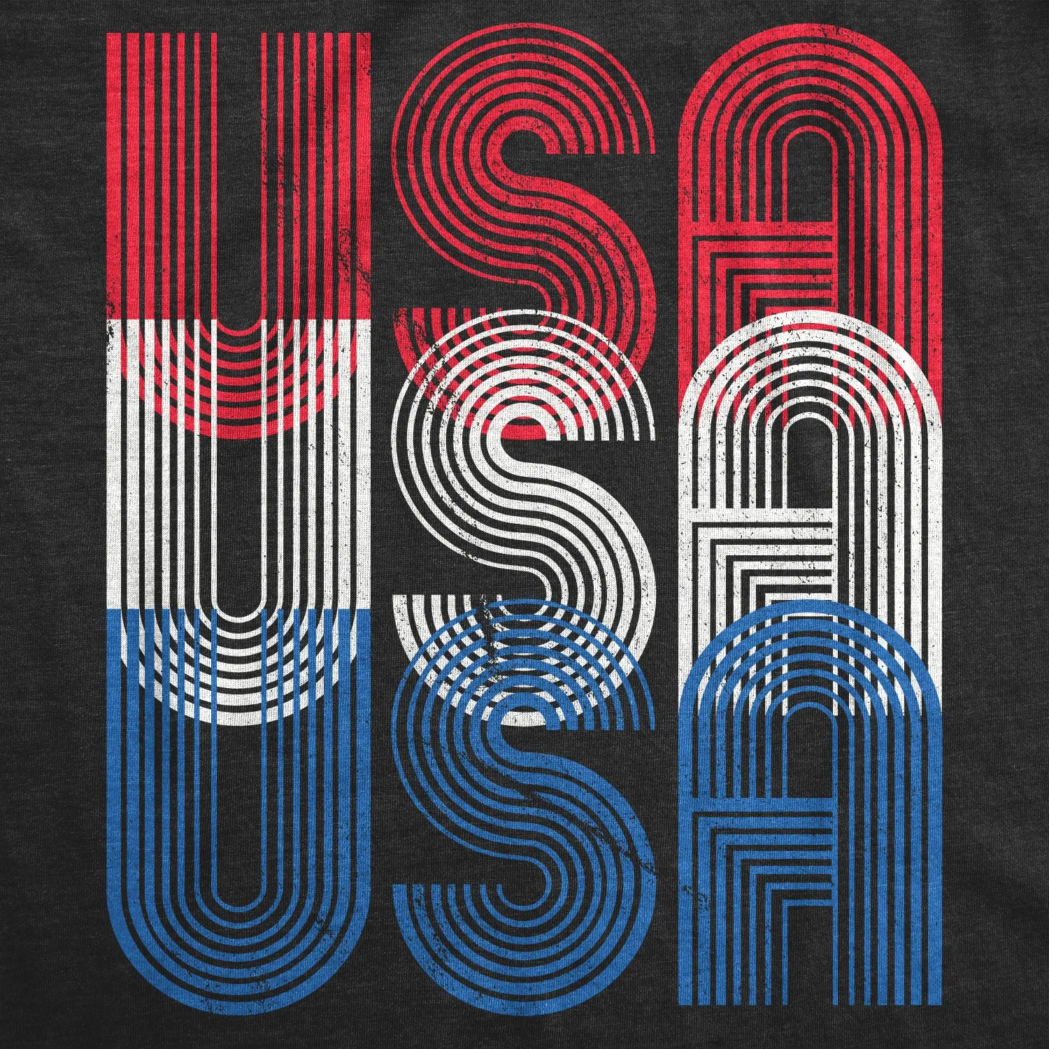 USA USA USA Men's T Shirt sold by Crazy Dog T-Shirts product image thumbnail 2