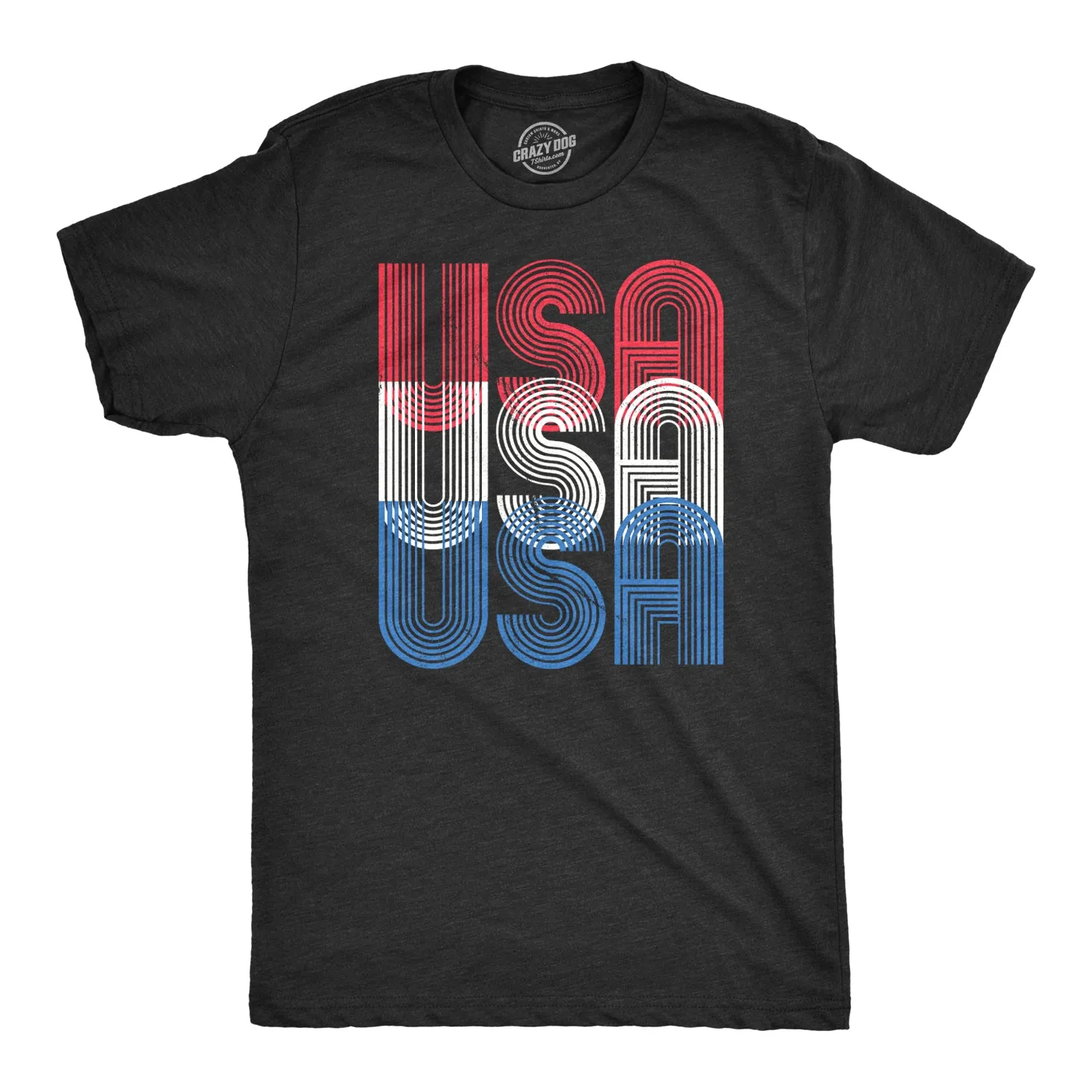 USA USA USA Men's T Shirt sold by Crazy Dog T-Shirts