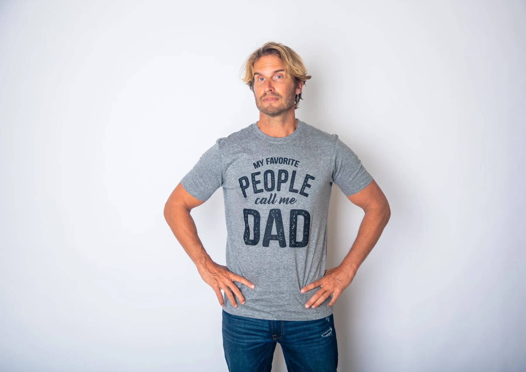 My Favorite People Call Me Daddy Men's T Shirt sold by Crazy Dog T-Shirts product image thumbnail 3