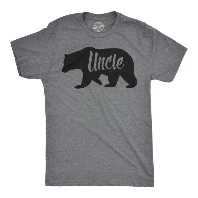 Uncle Bear Men's T Shirt sold by Crazy Dog T-Shirts