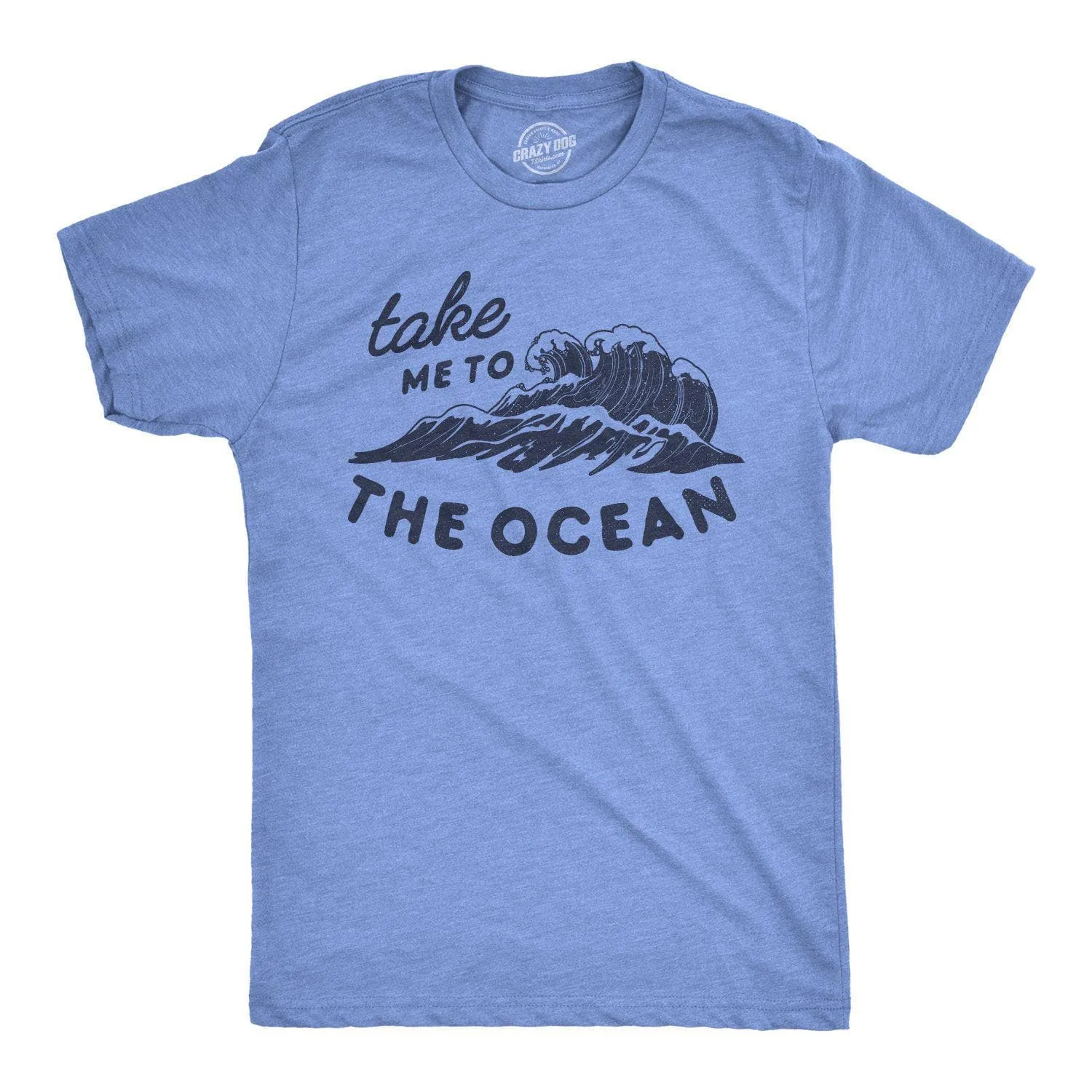 Take Me To The Ocean Men's T Shirt sold by Crazy Dog T-Shirts product image thumbnail 4