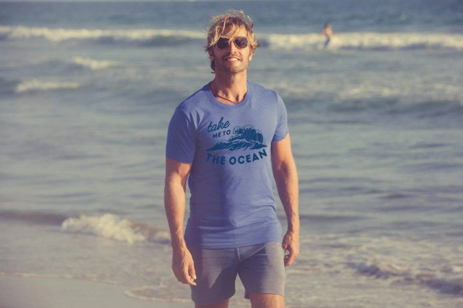 Take Me To The Ocean Men's T Shirt sold by Crazy Dog T-Shirts product image thumbnail 3