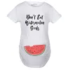 Don't Eat Watermelon Seeds Maternity T Shirt sold by Crazy Dog T-Shirts