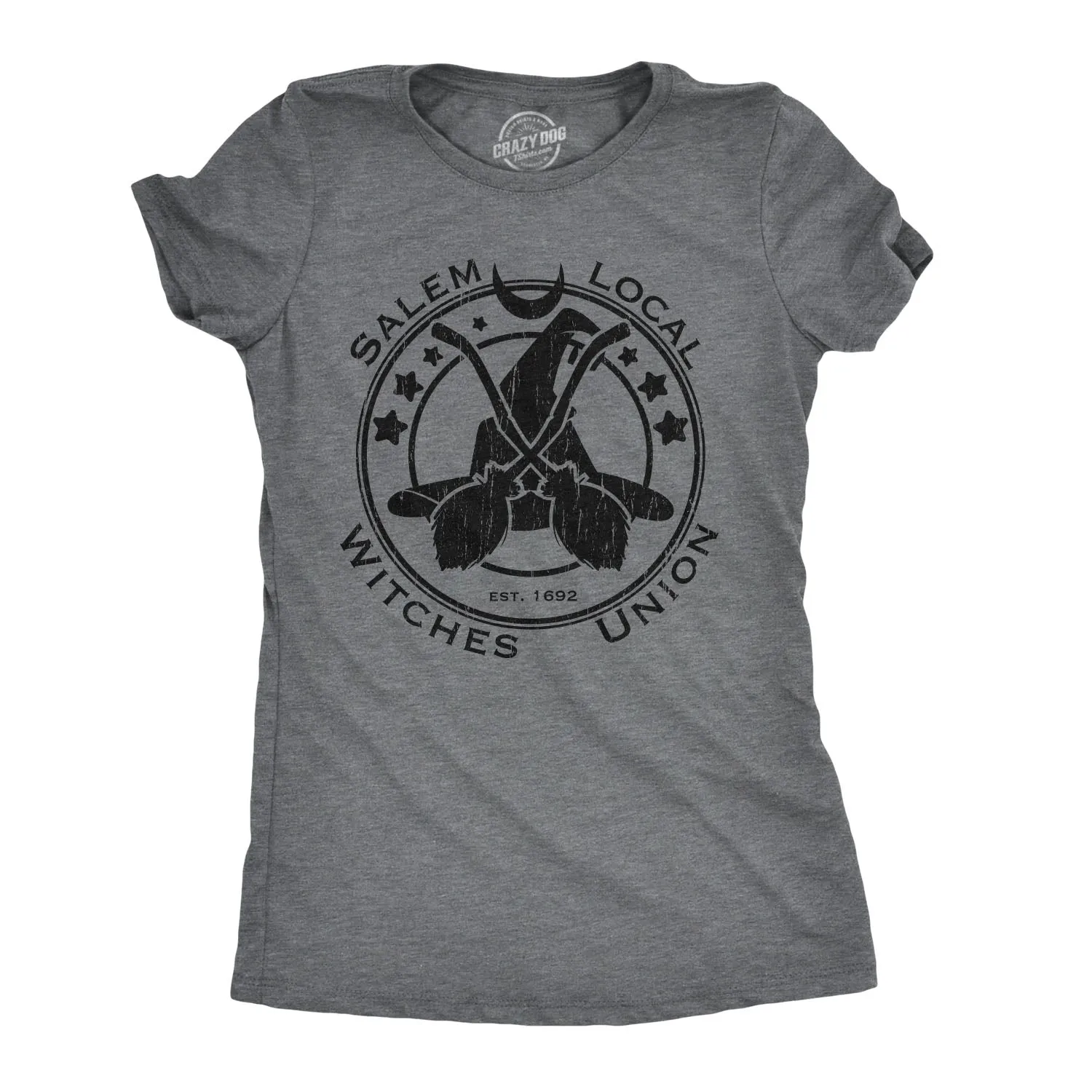 Salem Local Witches Union Women's T Shirt sold by Crazy Dog T-Shirts
