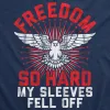 Freedom So Hard My Sleeves Fell Off Men's Tank Top sold by Crazy Dog T-Shirts