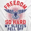 Freedom So Hard My Sleeves Fell Off Men's Tank Top sold by Crazy Dog T-Shirts