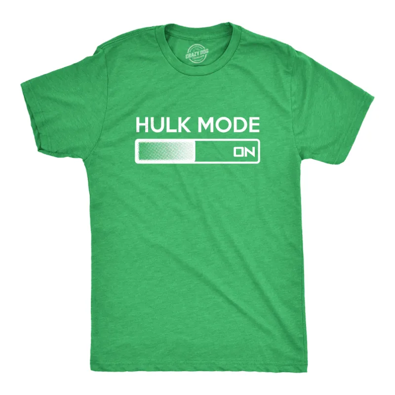 Hulk Mode On Men's T Shirt sold by Crazy Dog T-Shirts