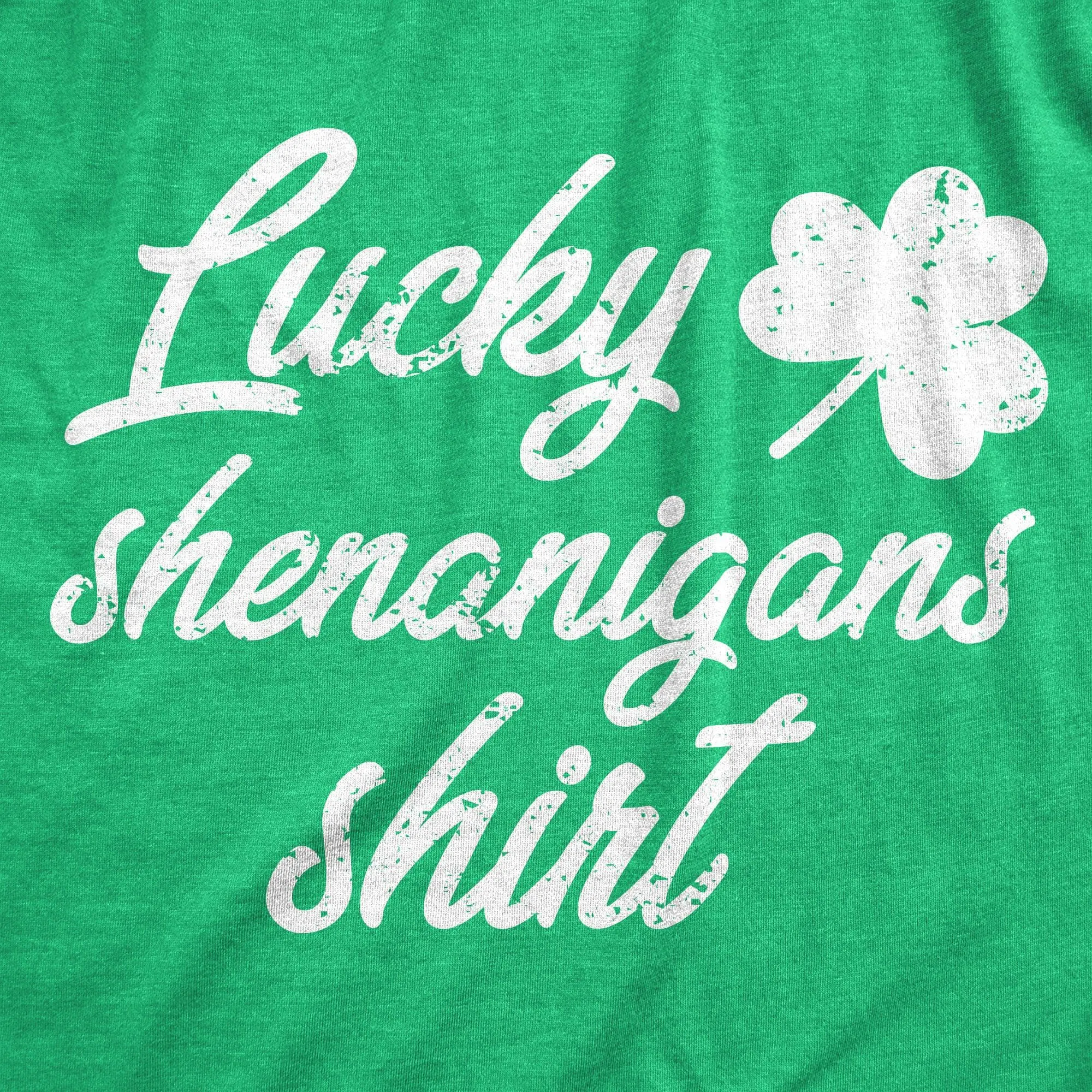 Lucky Shenanigans Shirt Women's T Shirt sold by Crazy Dog T-Shirts product image thumbnail 2