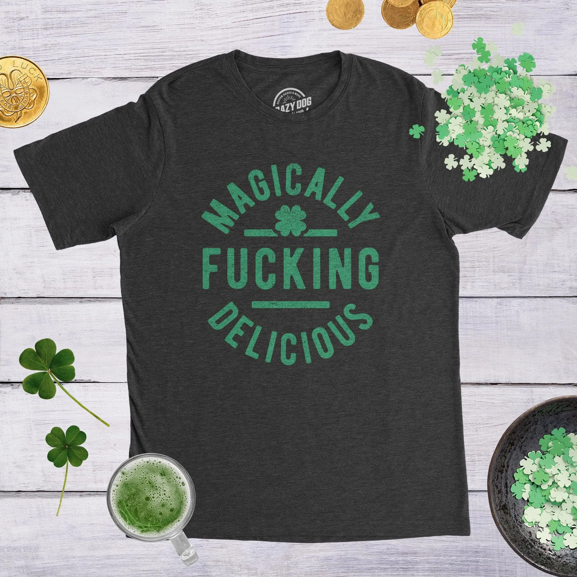 Magically F*cking Delicious Men's T Shirt sold by Crazy Dog T-Shirts product image thumbnail 3