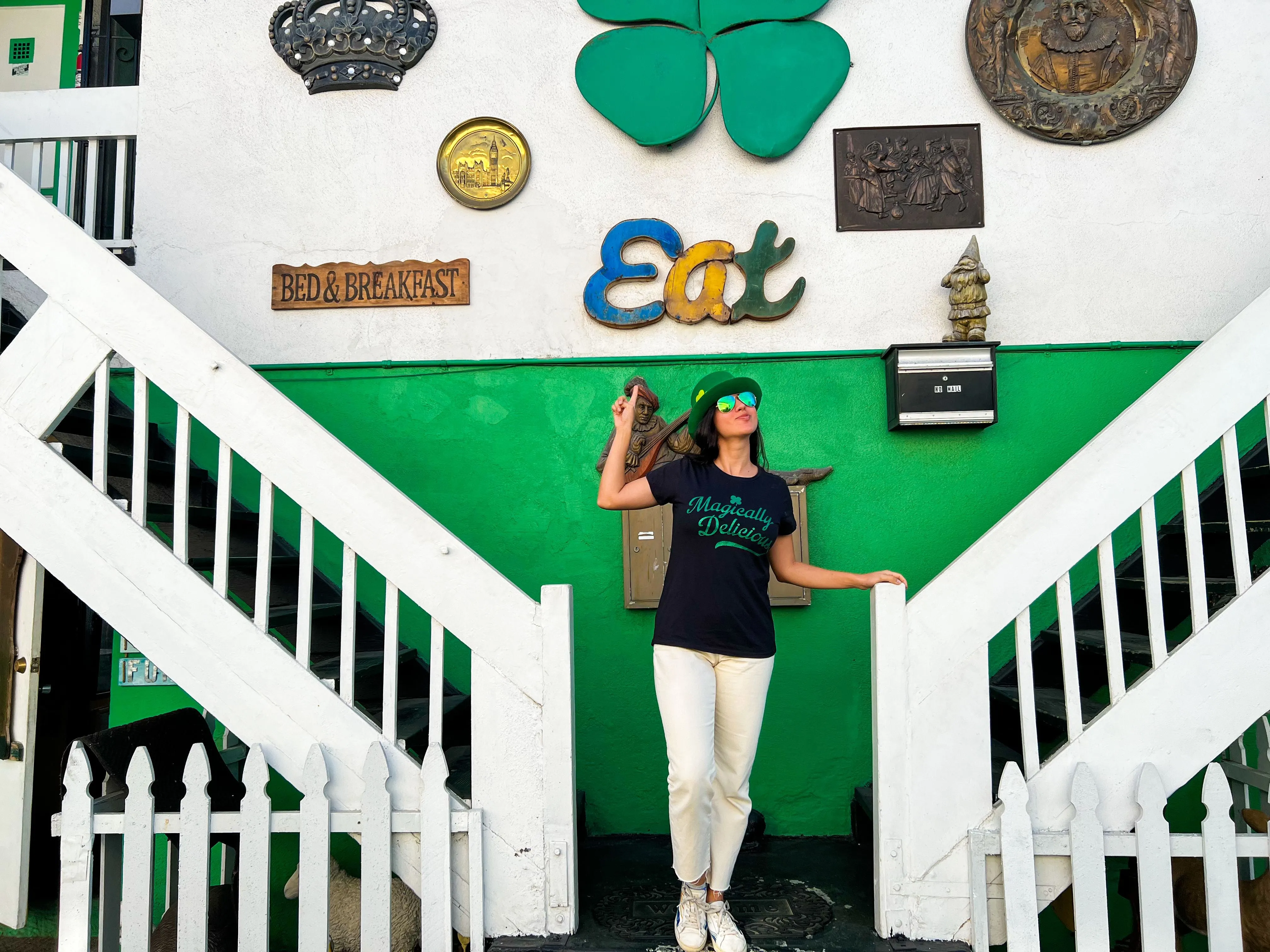 Magically Delicious Black Shirt Glitter Ink Women's T Shirt sold by Crazy Dog T-Shirts product image thumbnail 3
