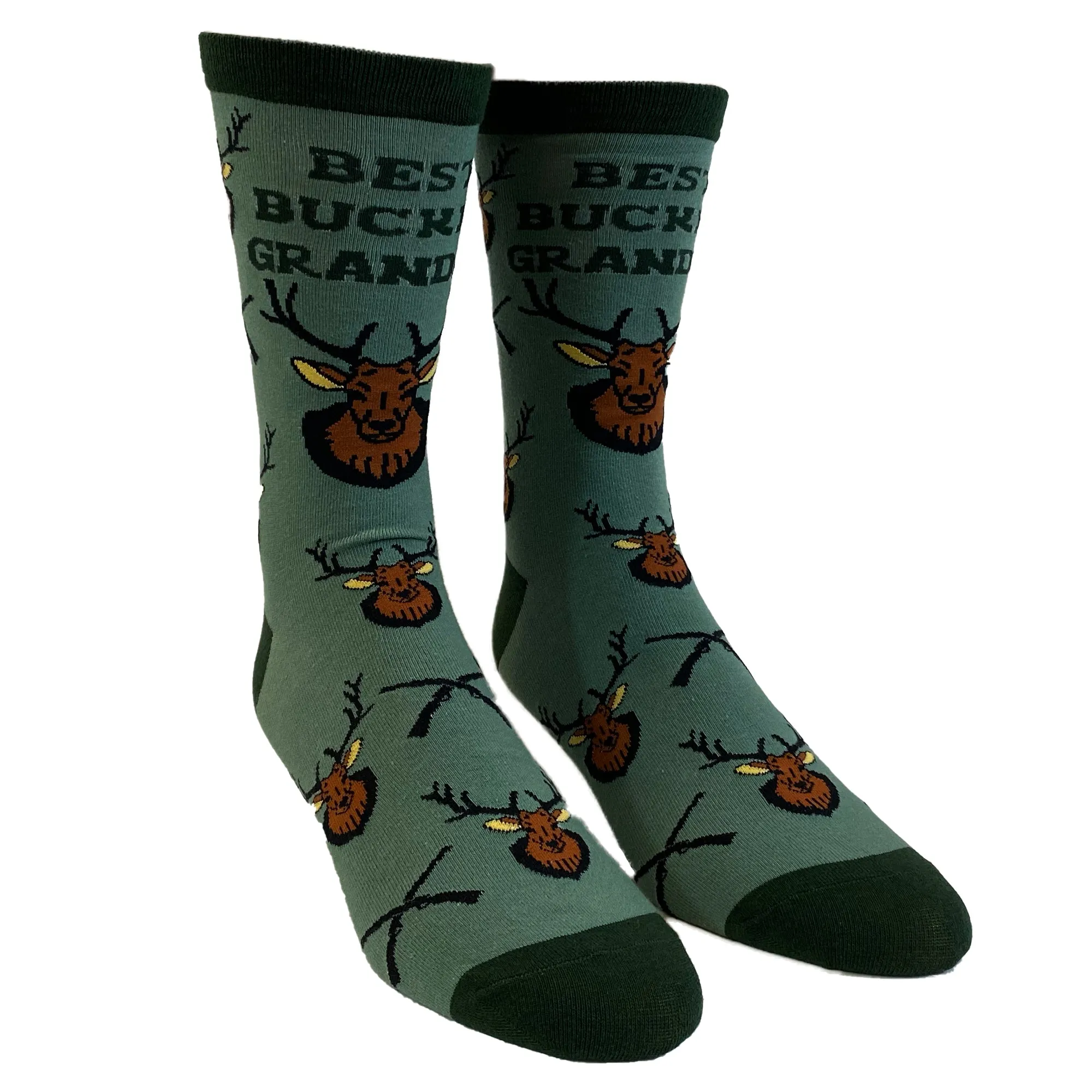 Best Buckin' Grandpa Ever Socks sold by Crazy Dog T-Shirts product image thumbnail 2