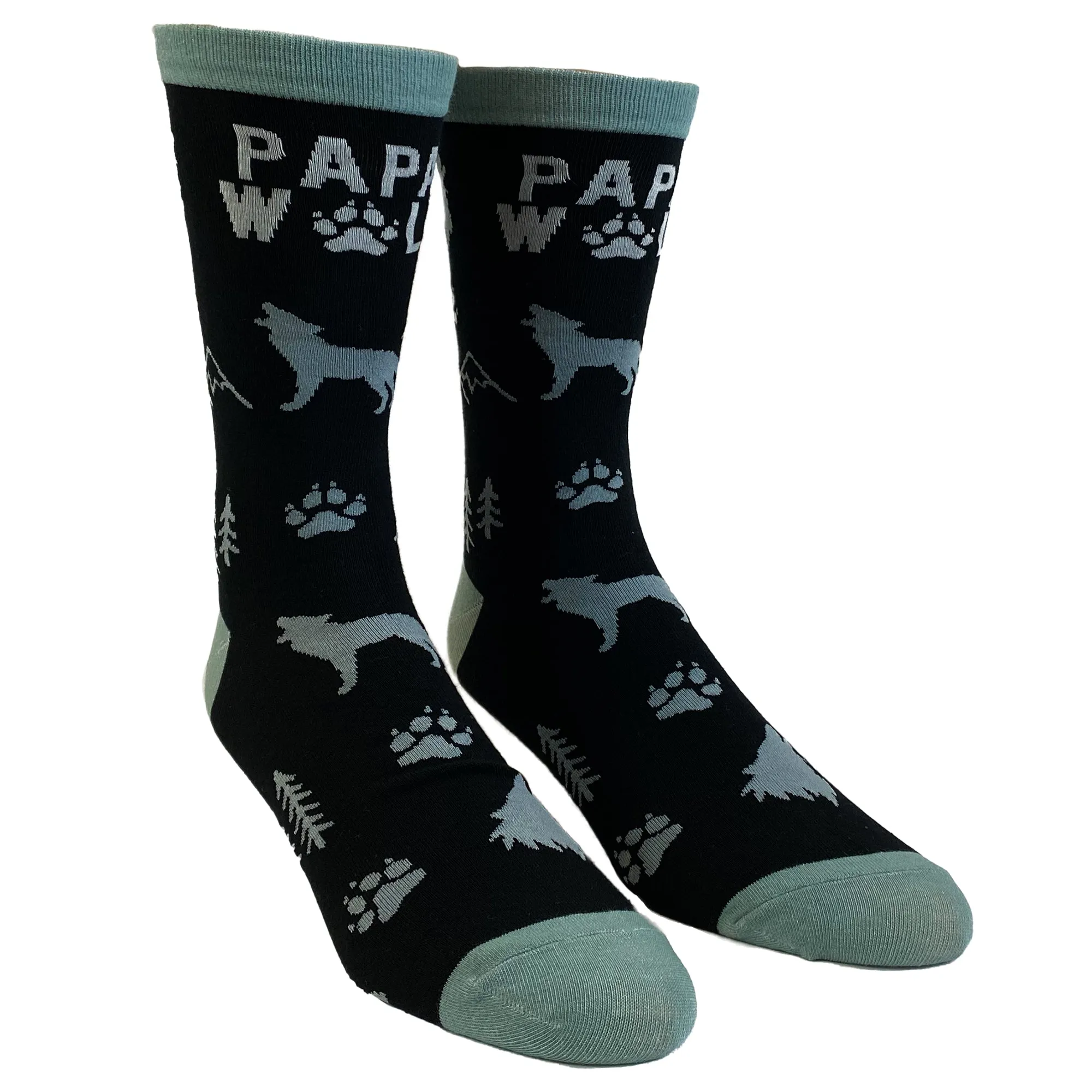 Papa Wolf Socks sold by Crazy Dog T-Shirts product image thumbnail 2