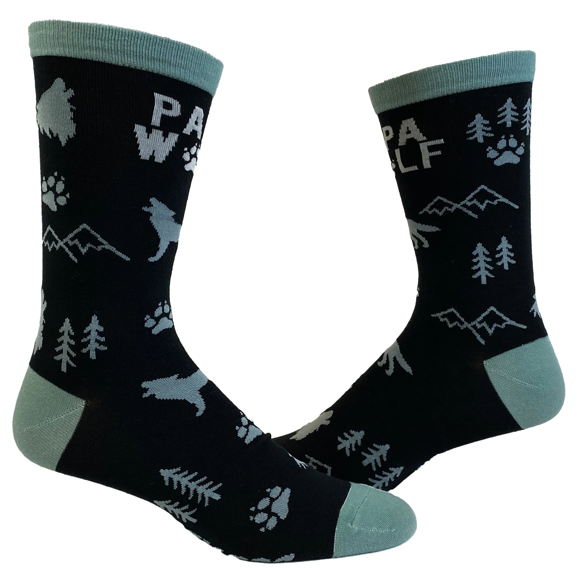 Papa Wolf Socks sold by Crazy Dog T-Shirts