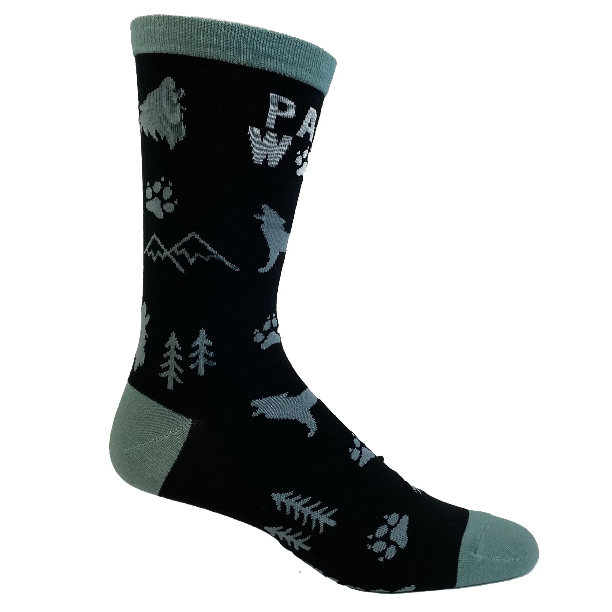Papa Wolf Socks sold by Crazy Dog T-Shirts product image thumbnail 4