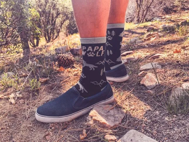 Papa Wolf Socks sold by Crazy Dog T-Shirts product image thumbnail 5