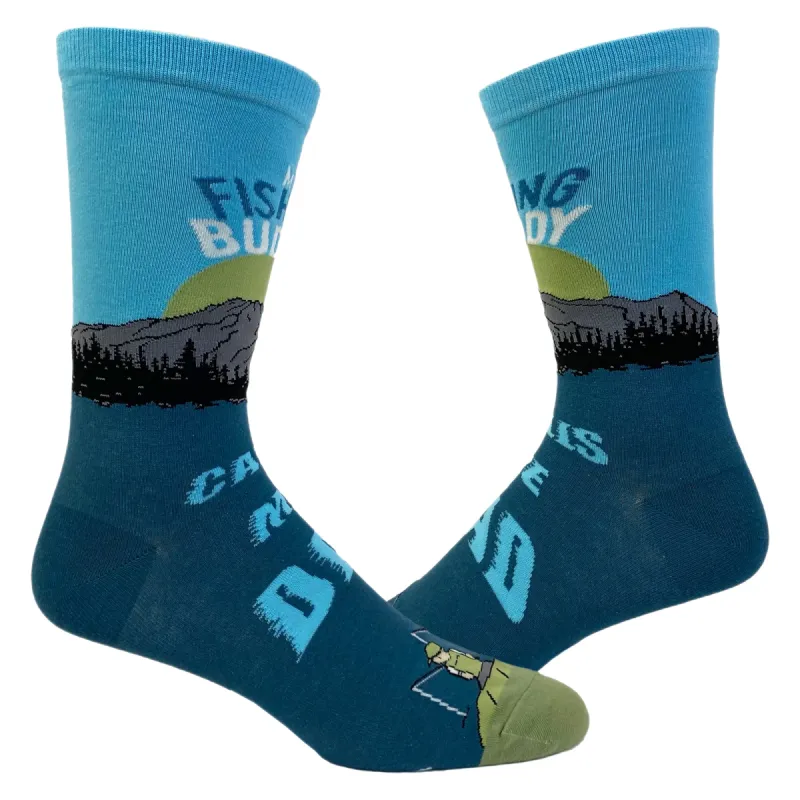 My Fishing Buddy Calls Me Dad Socks sold by Crazy Dog T-Shirts