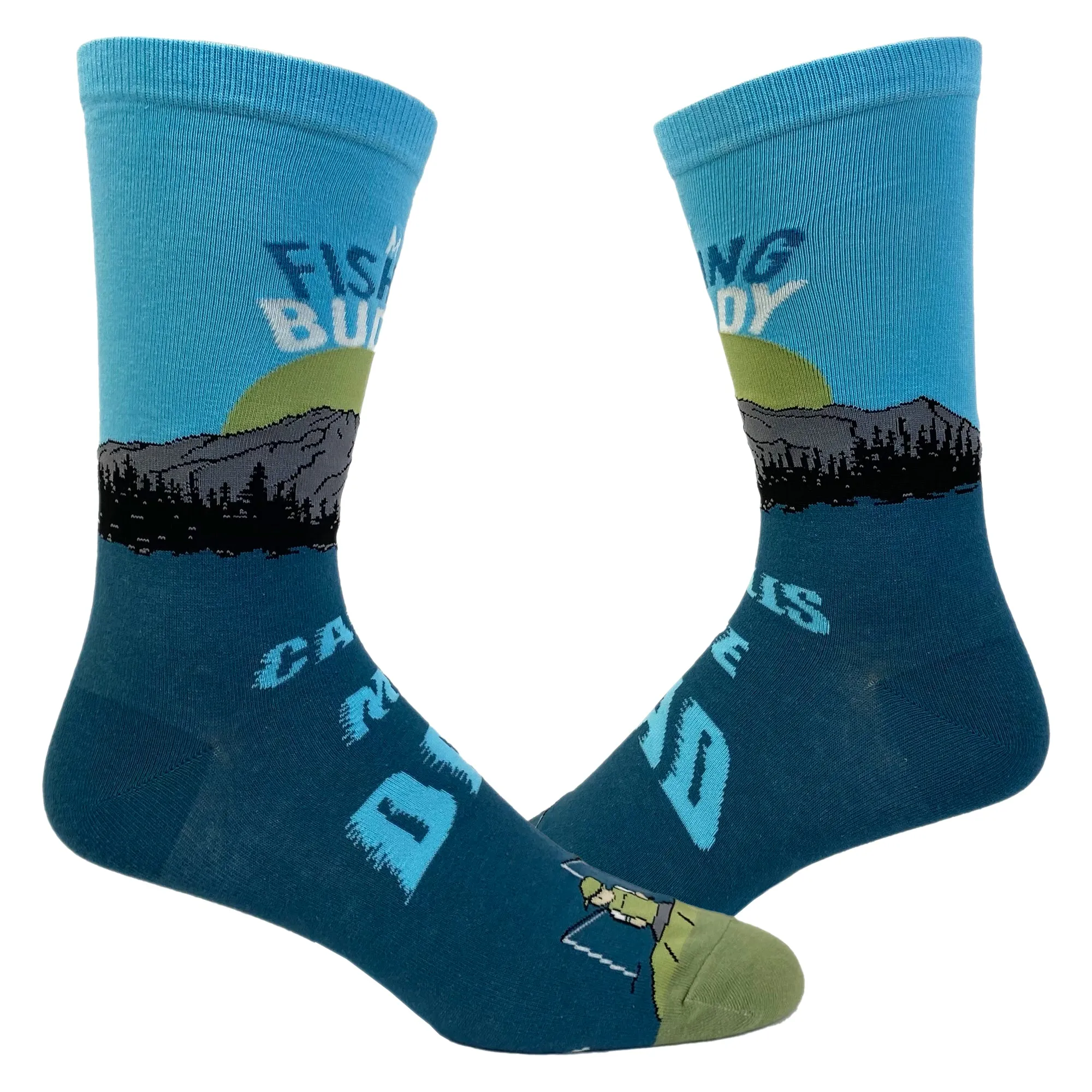 My Fishing Buddy Calls Me Dad Socks sold by Crazy Dog T-Shirts